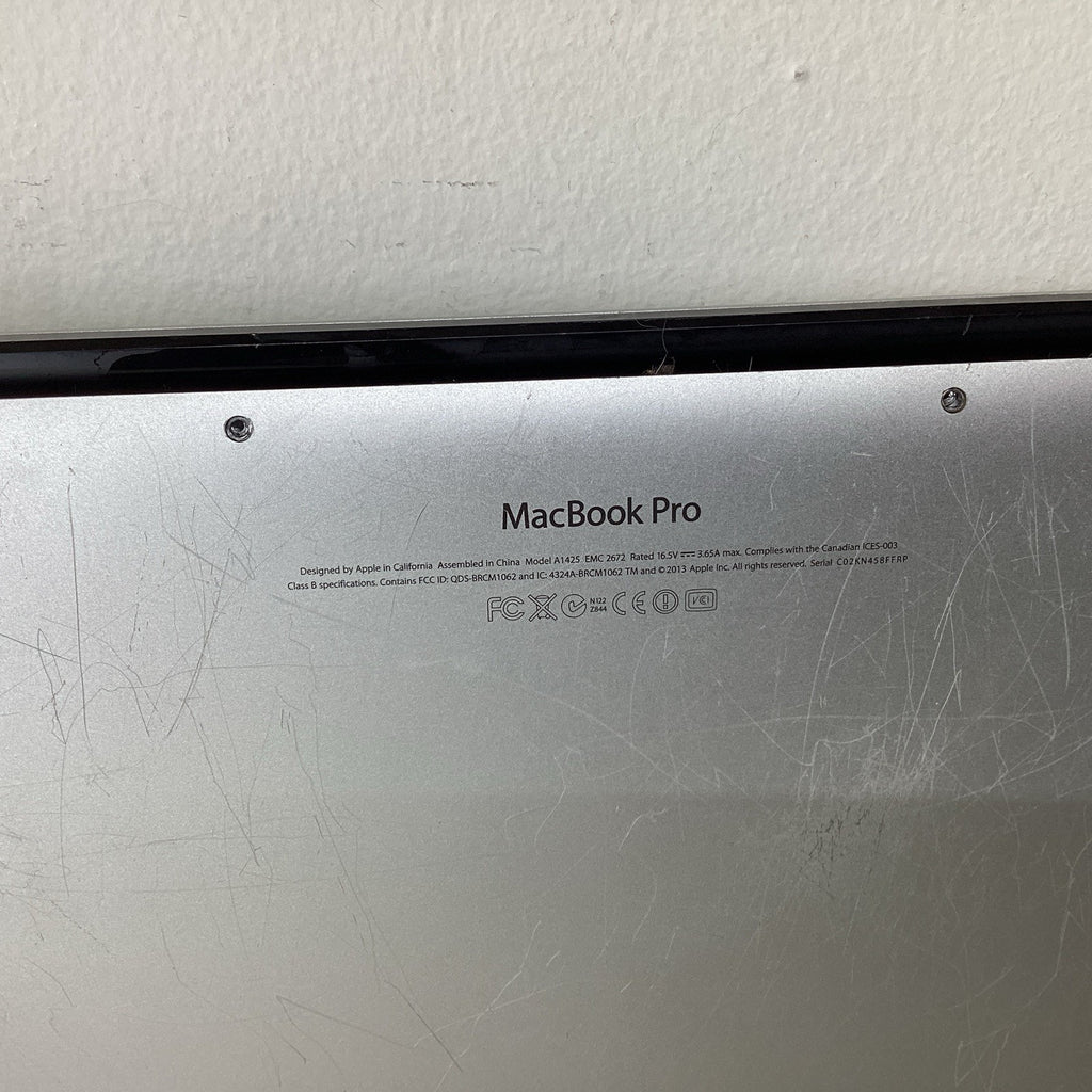 A1425 Apple MacBook Pro 13-inch Intel Core Duo 8GB RAM - For Parts