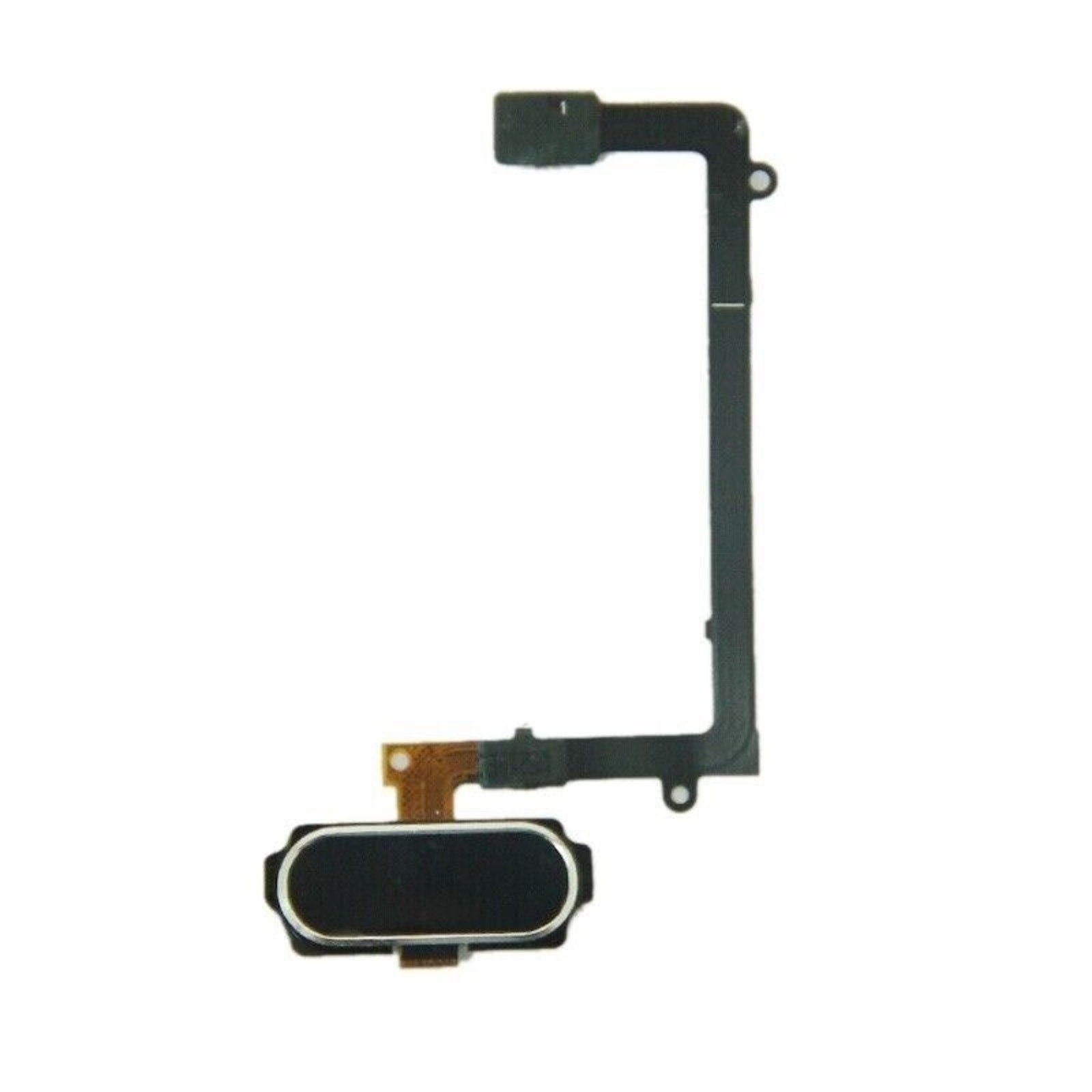 4X For Galaxy S6 Edge / G925 Home Button Flex Cable Black