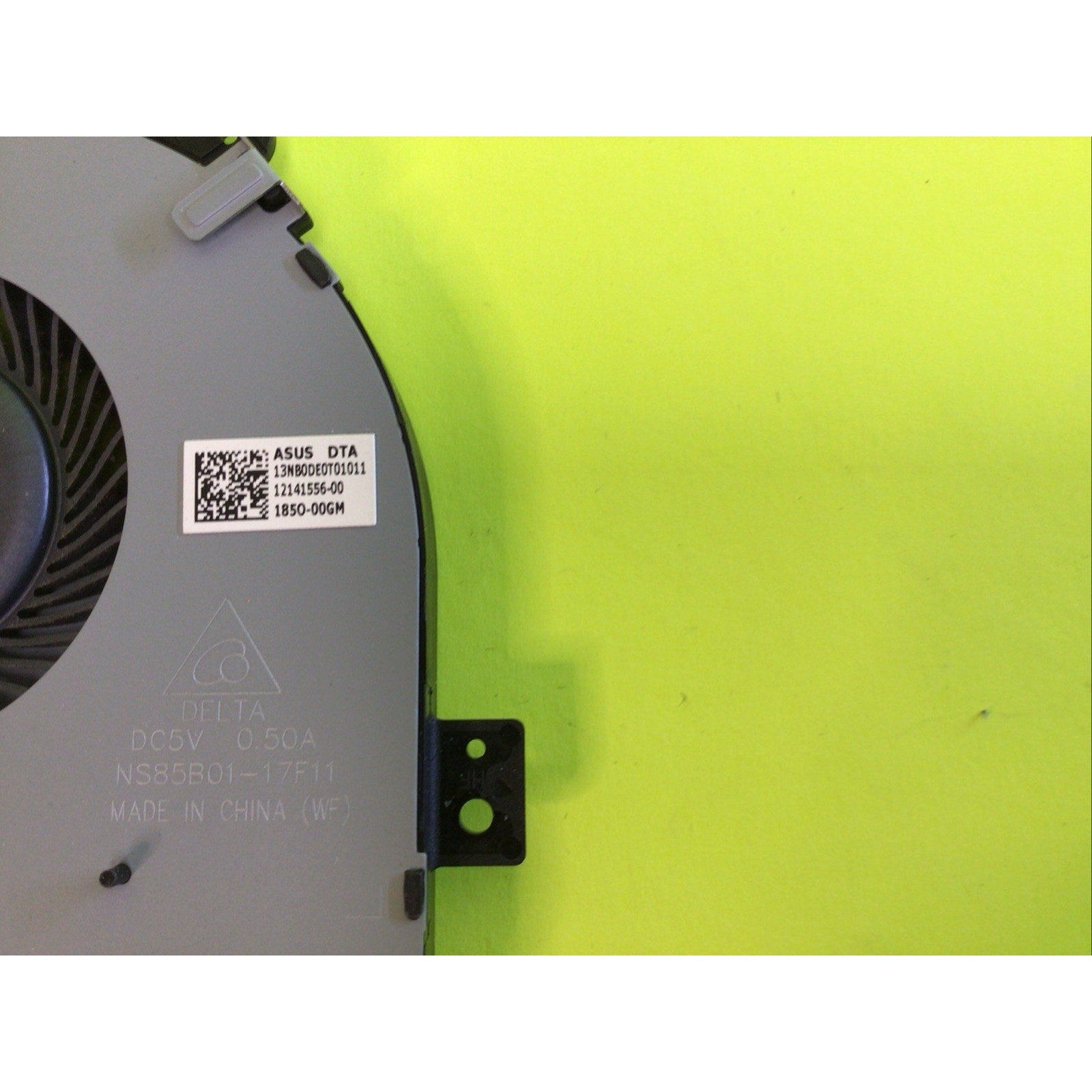 GENUINE ASUS X540BA-RB94 X540B LAPTOP CPU COOLING FAN 13NB0DE0T01011 12141556-00