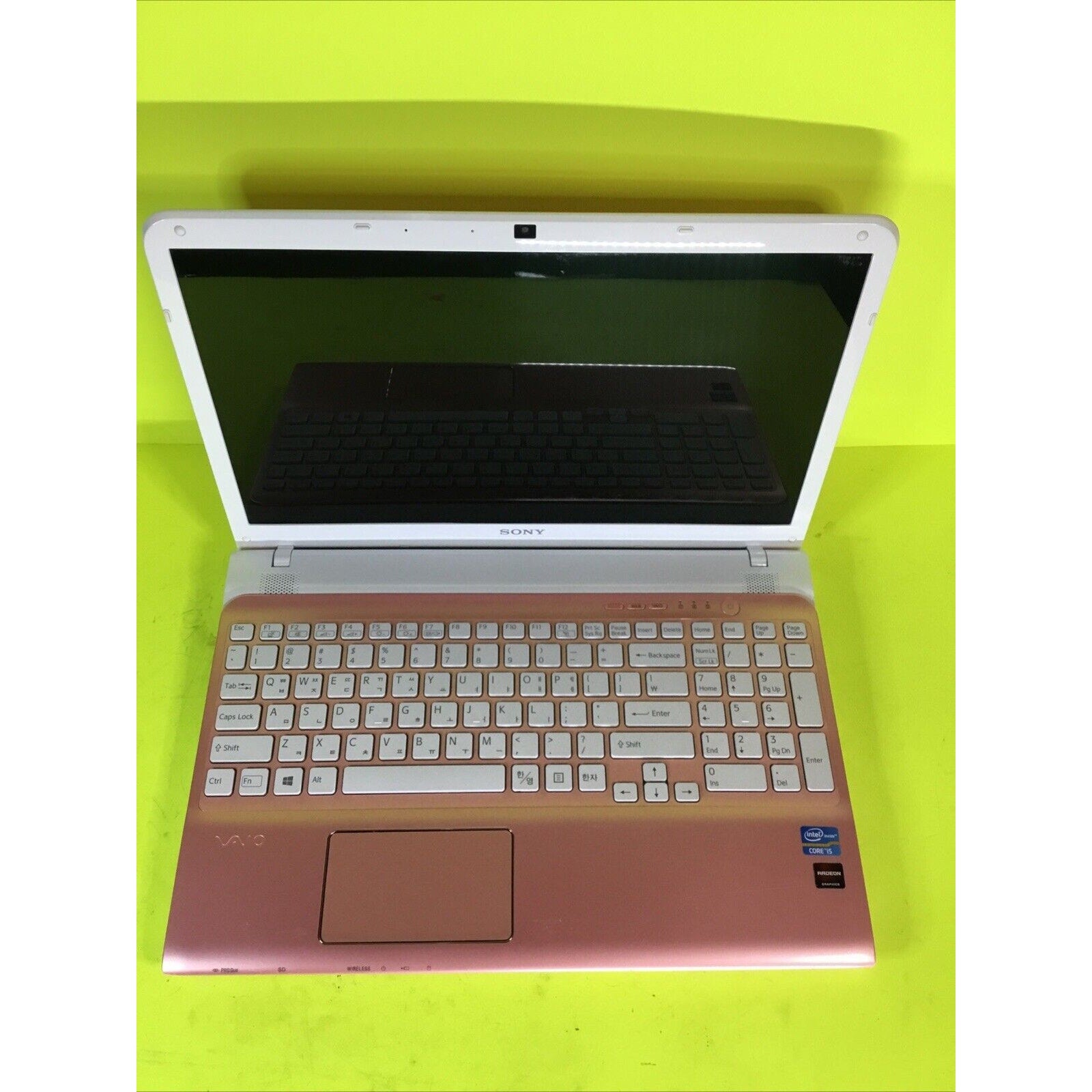 Sony Vaio SVE15137CKP Core i5 CPU 4GB RAM NO HDD FOR PARTS or REPAIR