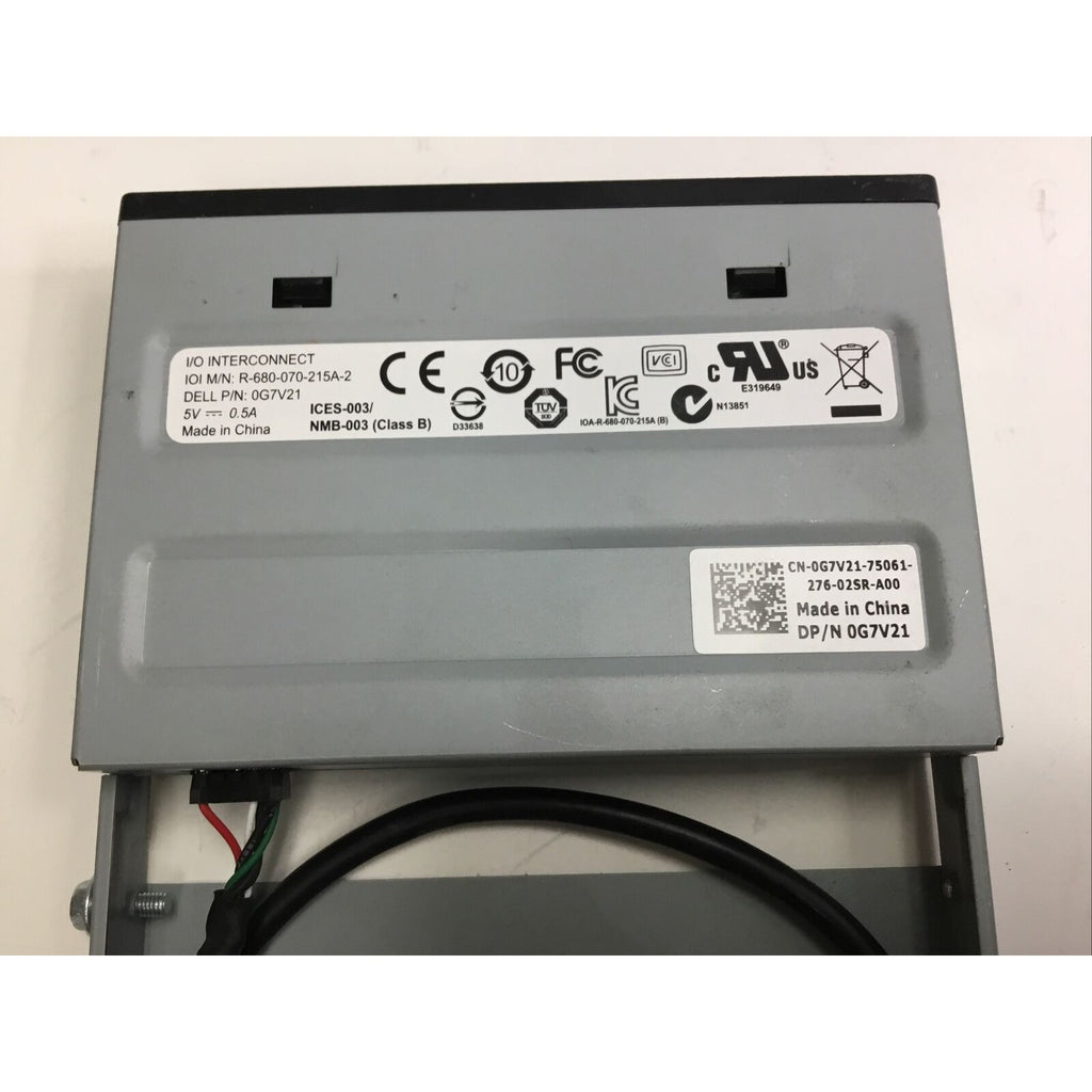 Dell Internal Media Flash Card Reader 0G7V21 with cable