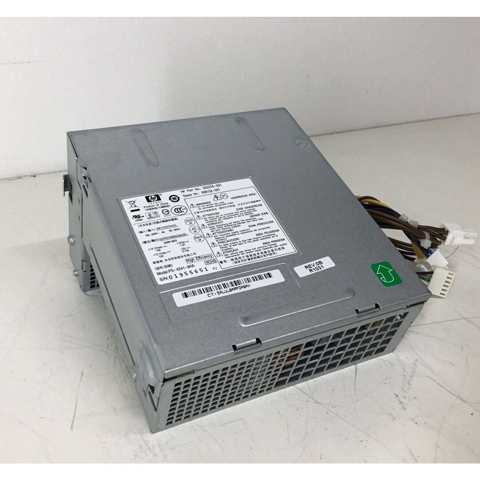 HP Power Supply 503376-001 508152-001 240W PS-4241-9HA