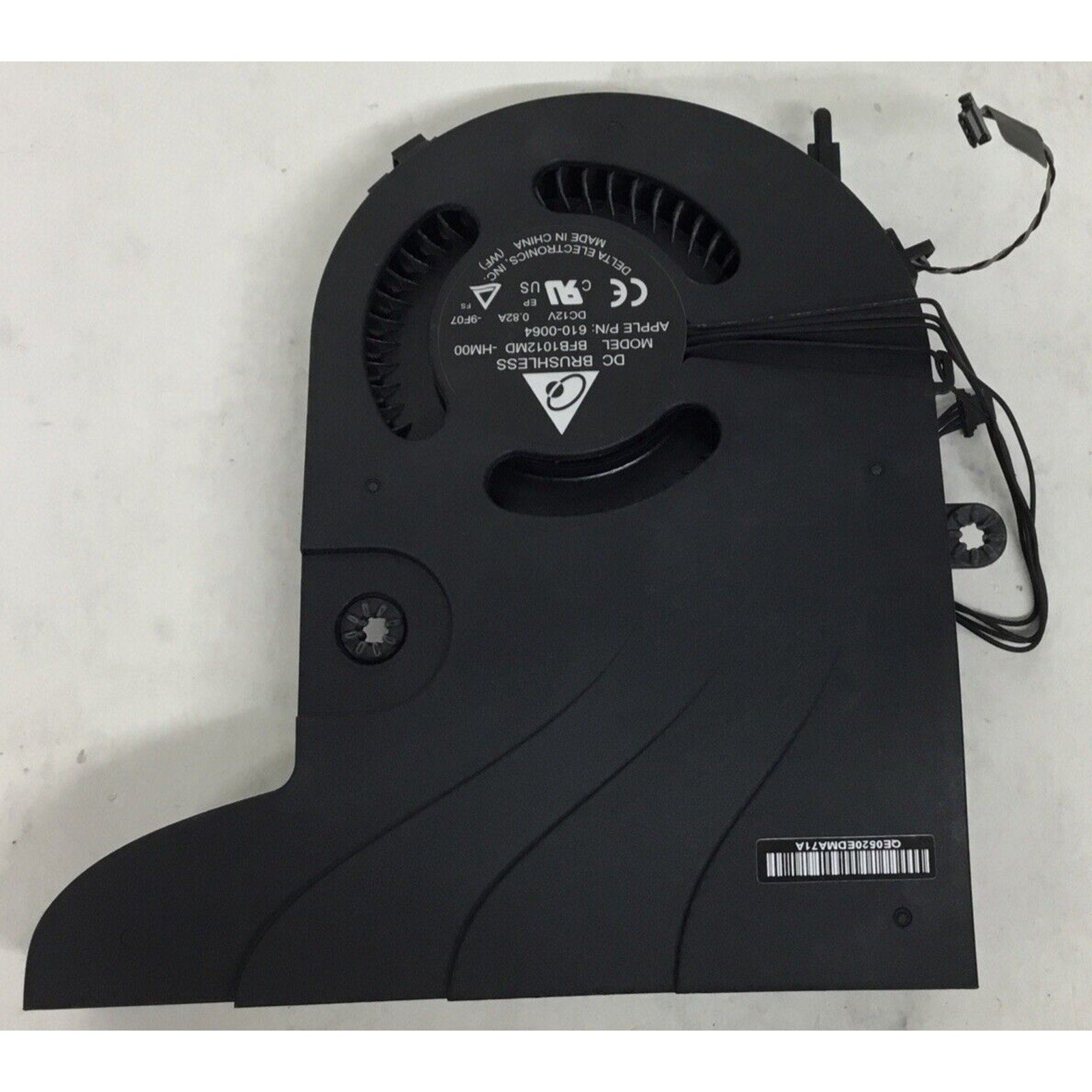 Genuine Apple iMac 27" A1312 Series CPU Cooling Fan BFB1012MD-HM00 610-0064