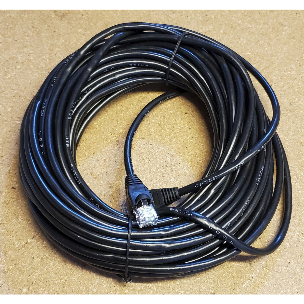 10 Pack of 50ft Cat5e Ethernet Network Patch Cable - Black - 50 Feet