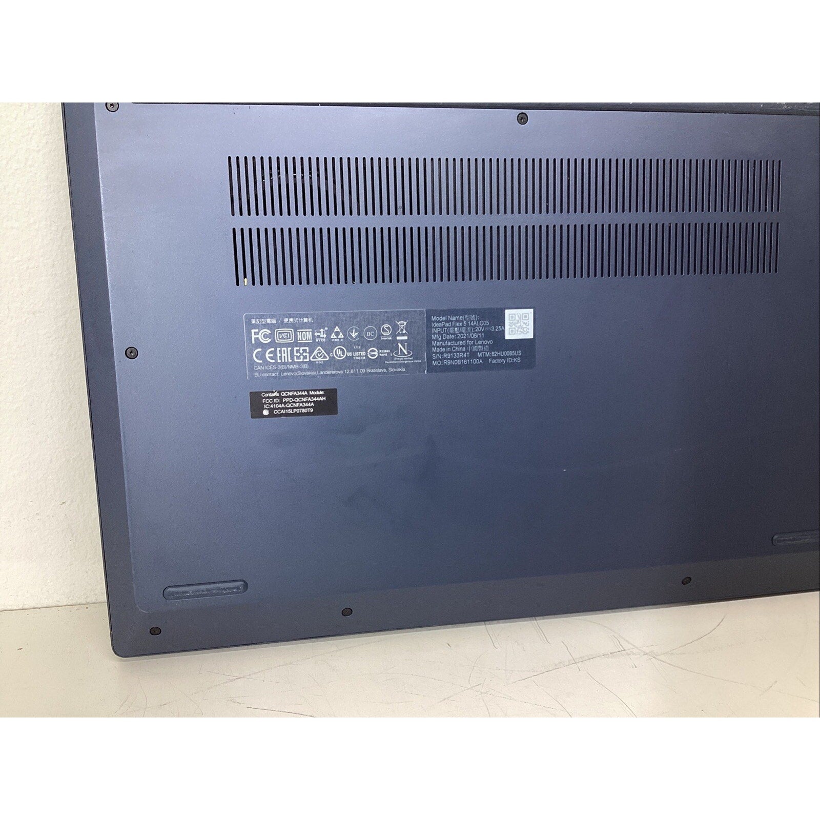 Lenovo IdeaPad Flex 5 14ALC05 Blue Laptop AMD Ryzen 3 5000 Series - For Parts