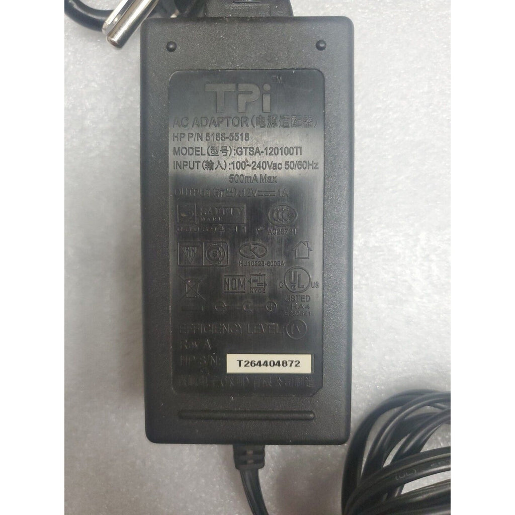 TPi Power Adapter 12V 1A, 5188-5518, GTSA-120100TI, T264404872