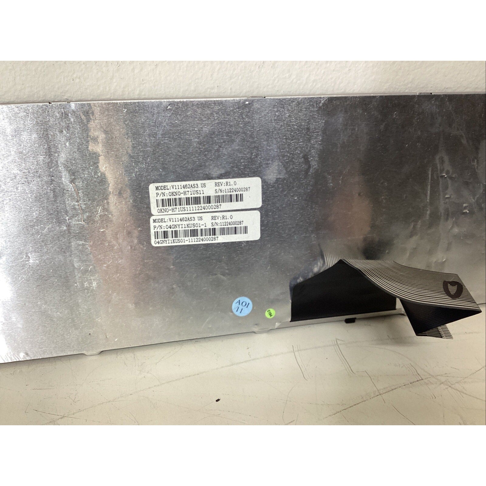 Asus Black Laptop Keyboard V111462AS3 04GNYI1KUS01-1 OKNO-H71US11