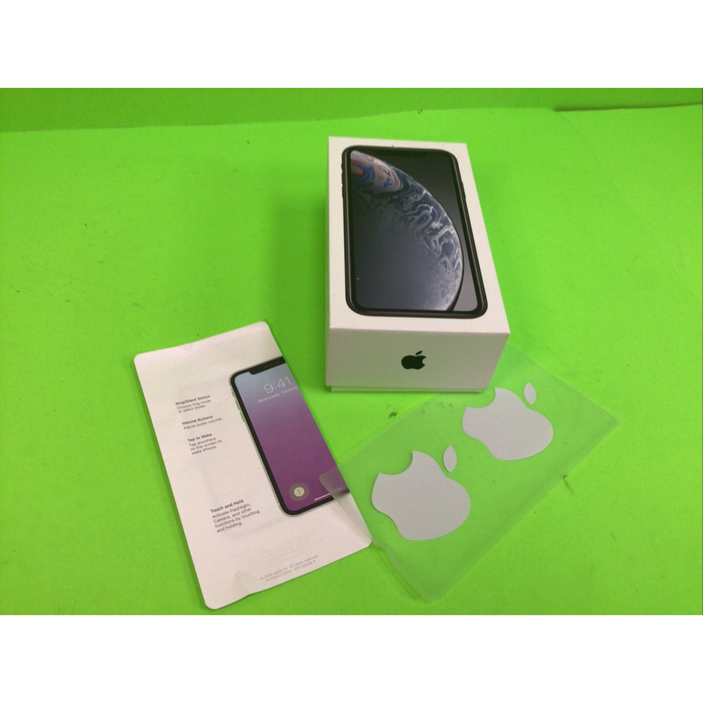 iPhone XR 64GB Black Empty Box Only with Stickers and Insert