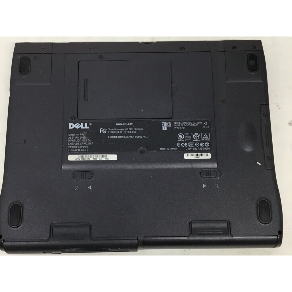 Parts Only Vintage Dell Latitude PPL CP M233XT / Bad Battery / No Adapter