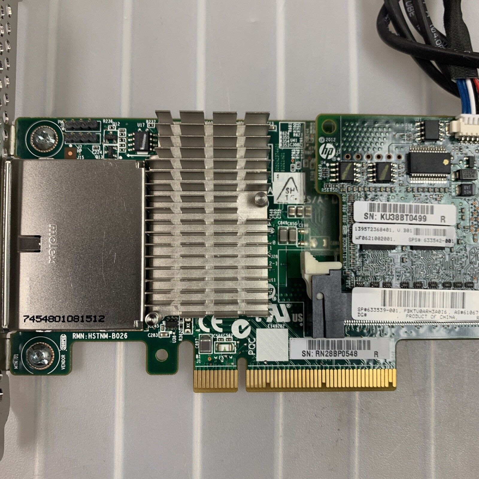 HP 633539-001 Smart Array P421 1GB PCIe x8 SAS RAID Controller Card - 610671-003