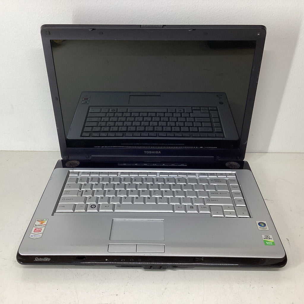 Toshiba Satellite A215-S7437 Laptop AMD Turion 64 X2 2GB RAM 120GB SSD-For Parts