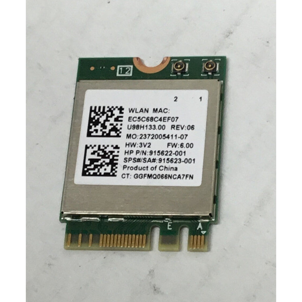 HP Pavilion 15-CW Wifi Wireless Bluetooth Card U98H133.00 915622-001 915623-001