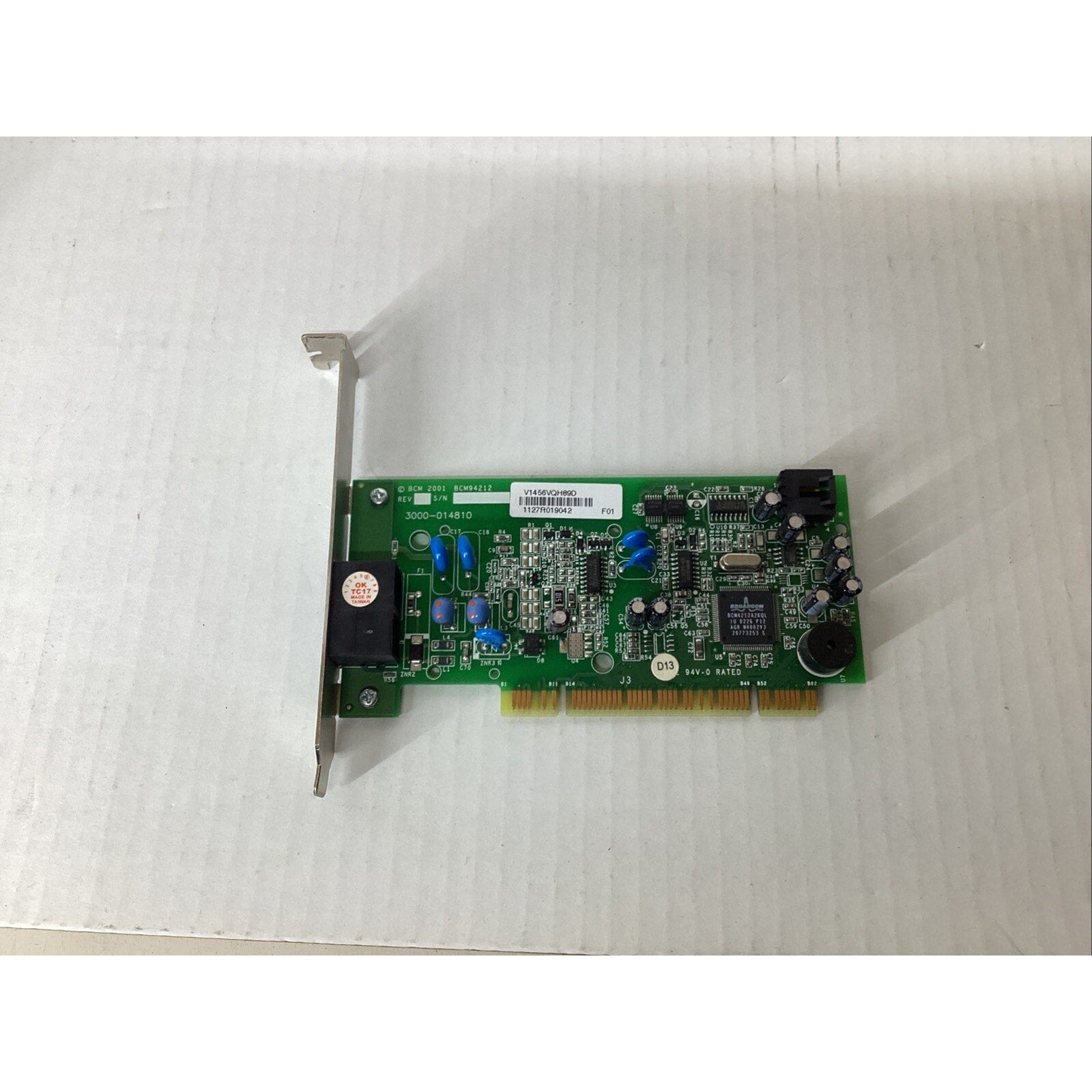 Dell Dimension 4550 PC PC 09R460 56K Modem 3000-014810 BCM94212/U Card