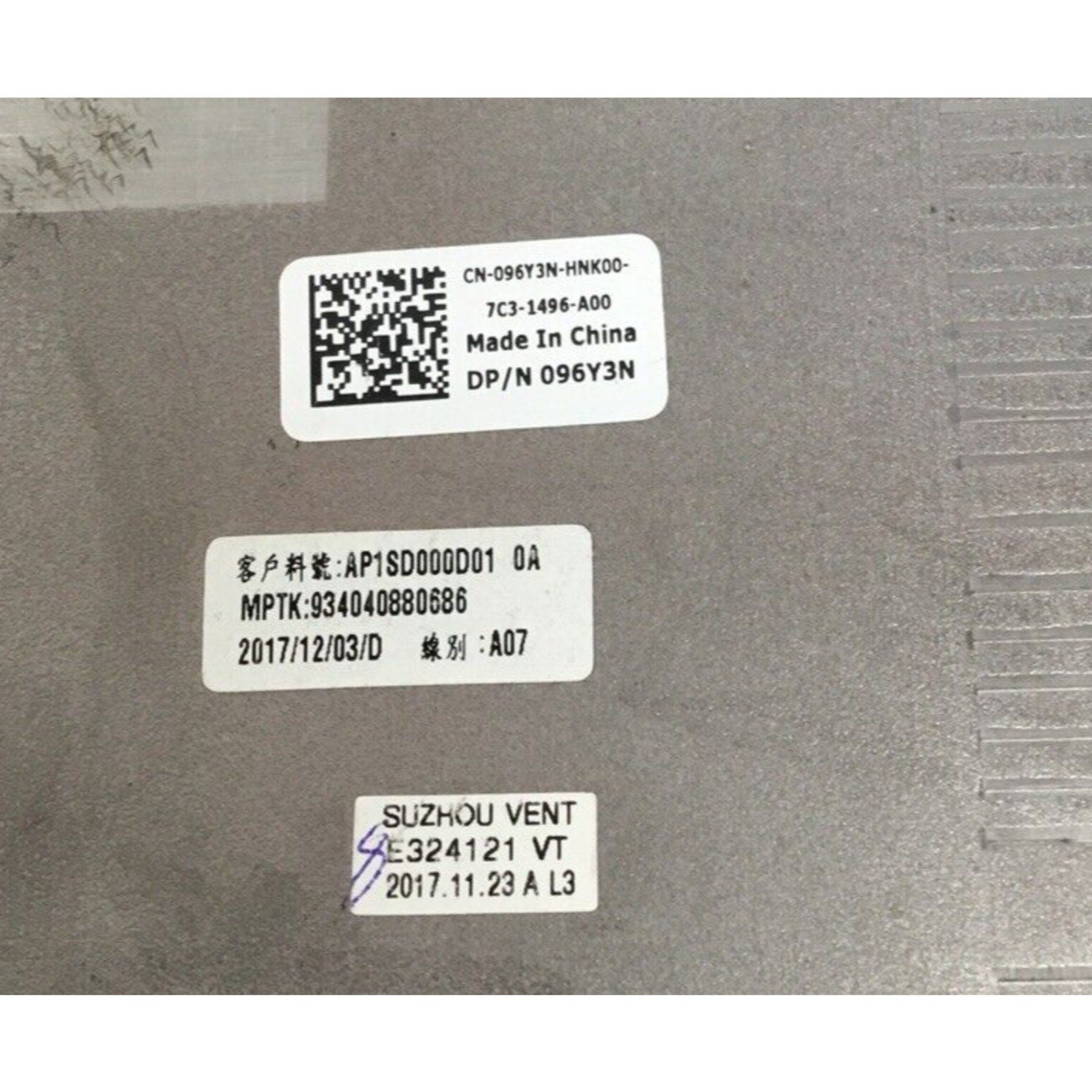 Dell Latitude 5480 Laptop Bottom Base Access Panel - 96Y3N 096Y3N GRADE A