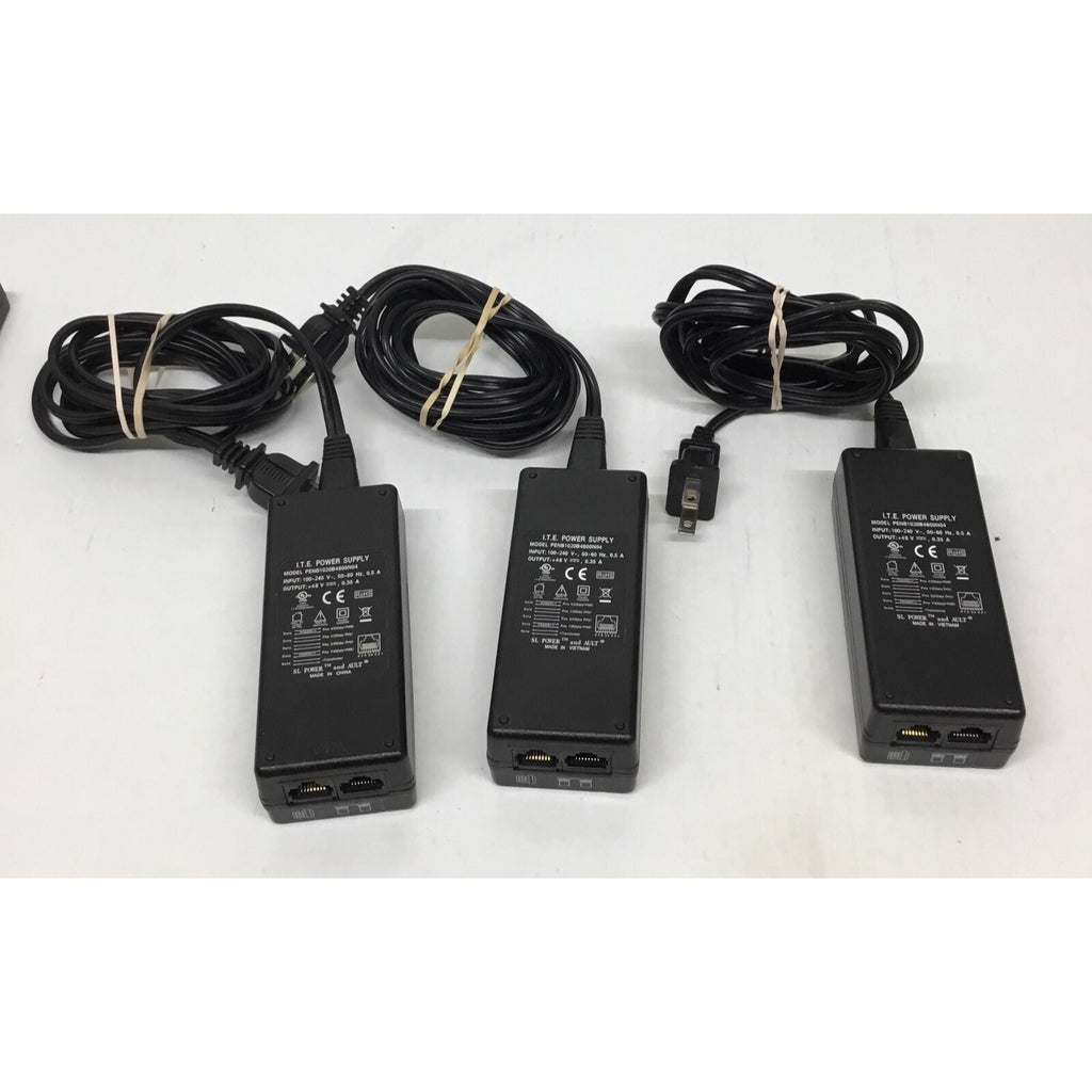 Lot of 3 ITE Power Supply PENB1020B4800N04 48V Ethernet PoE Injector