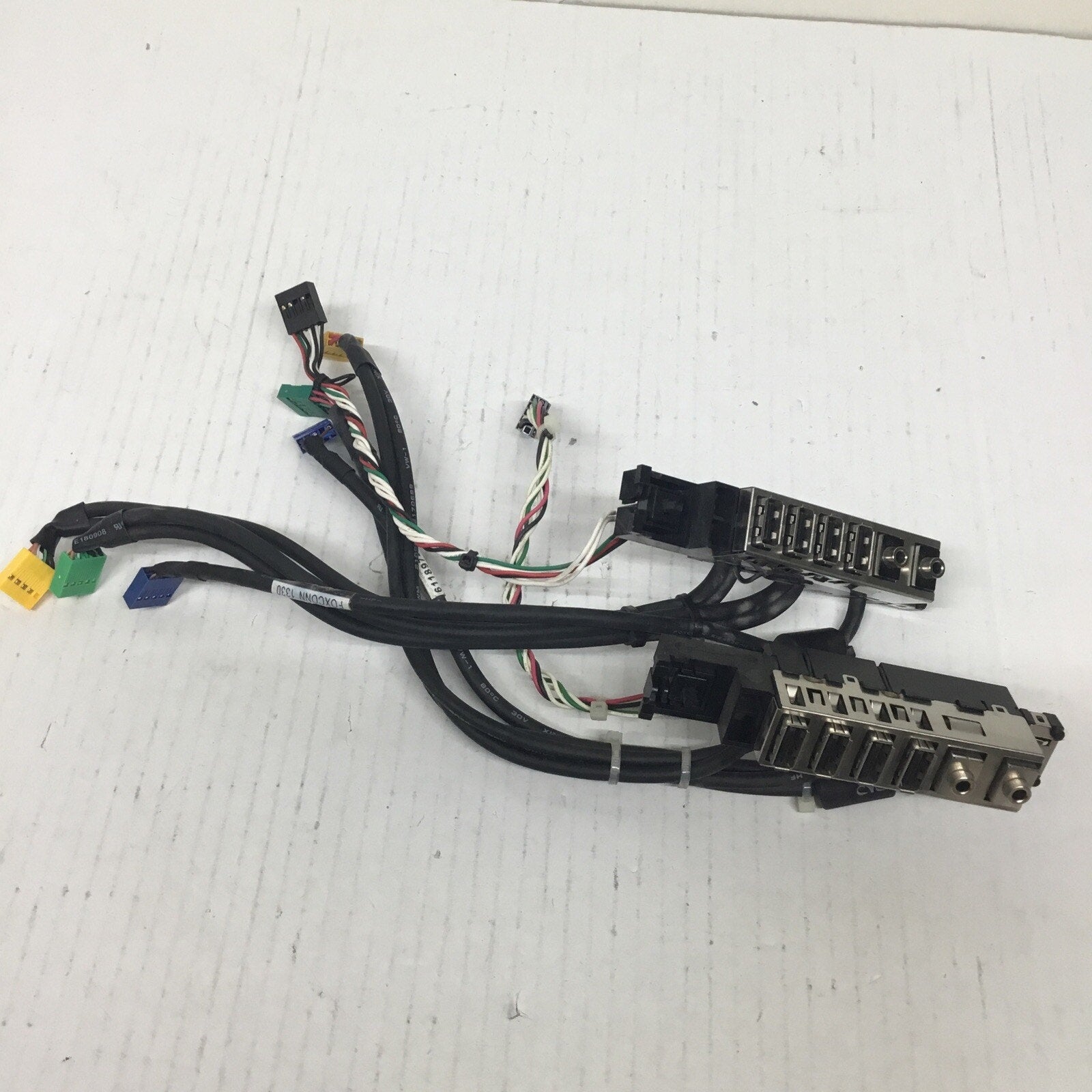 Lot of 2 - HP Compaq Pro 4000 SFF PC Front Audio USB Port w/ Cable - 611897-001