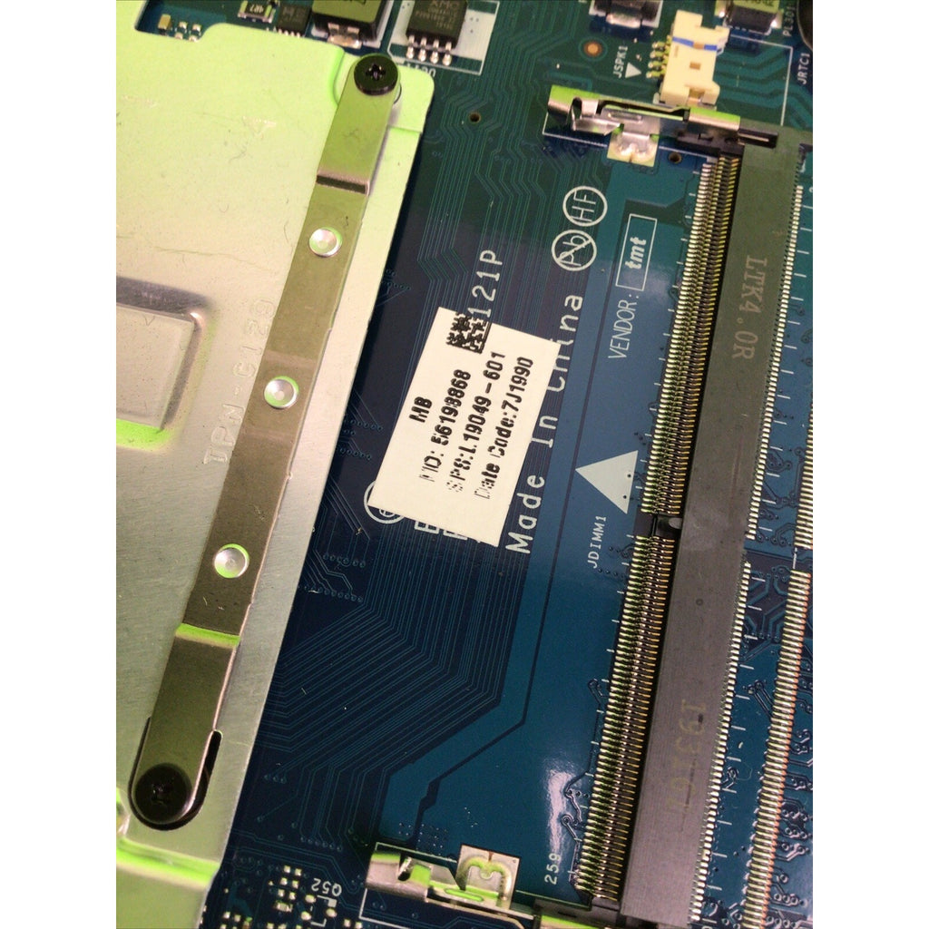 HP Laptop 15-bs212wm Celeron N4000 1.1GHz Motherboard LA-G121P L19049-601