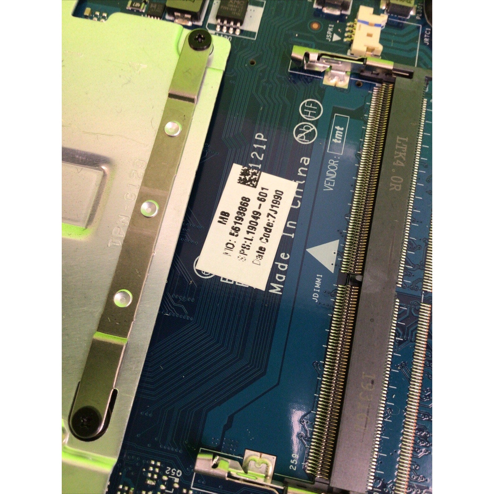 HP Laptop 15-bs212wm Celeron N4000 1.1GHz Motherboard LA-G121P L19049-601