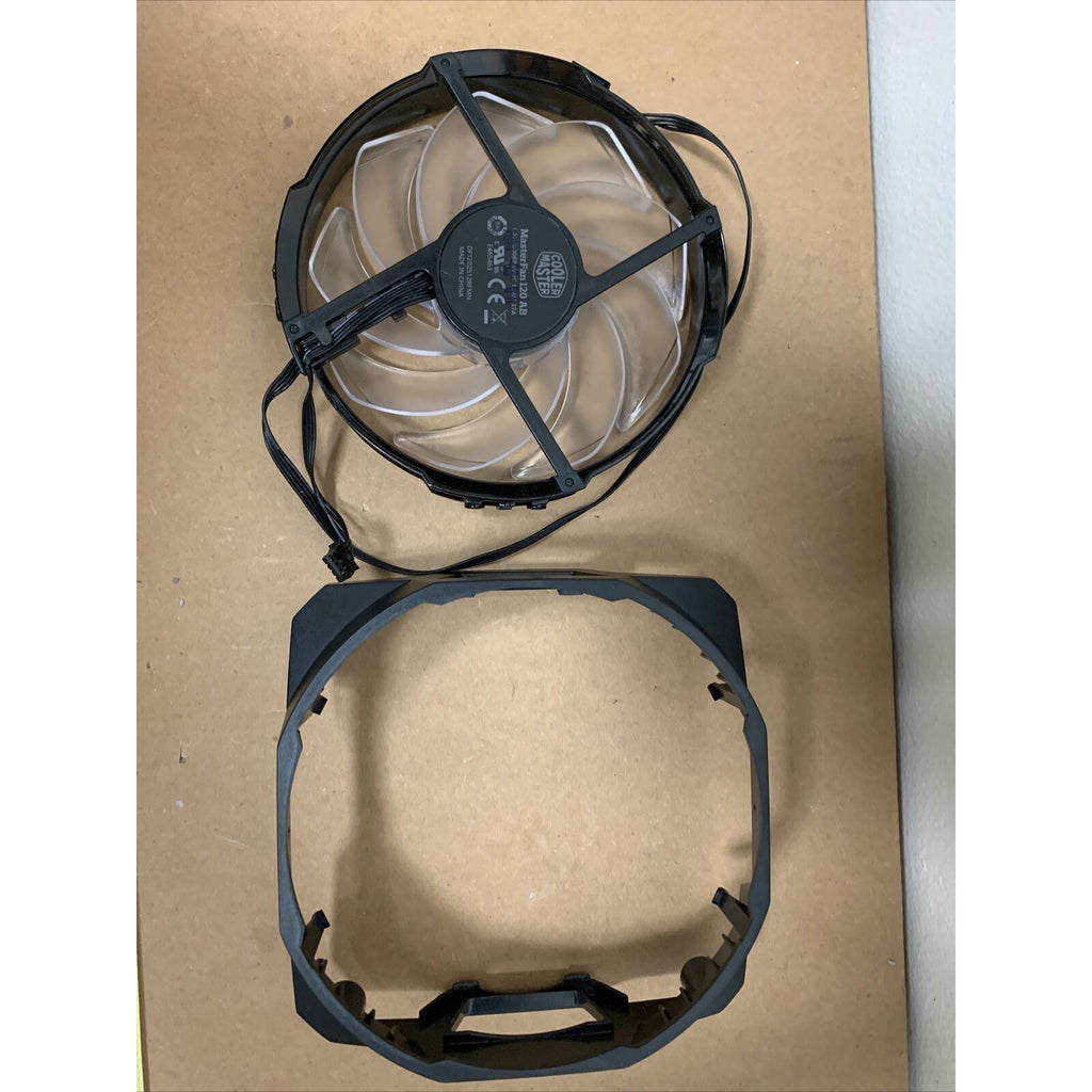 Cooler Master MasterFan 120AB 120mm Silent PC Circle CPU Cooler Fan With Shroud