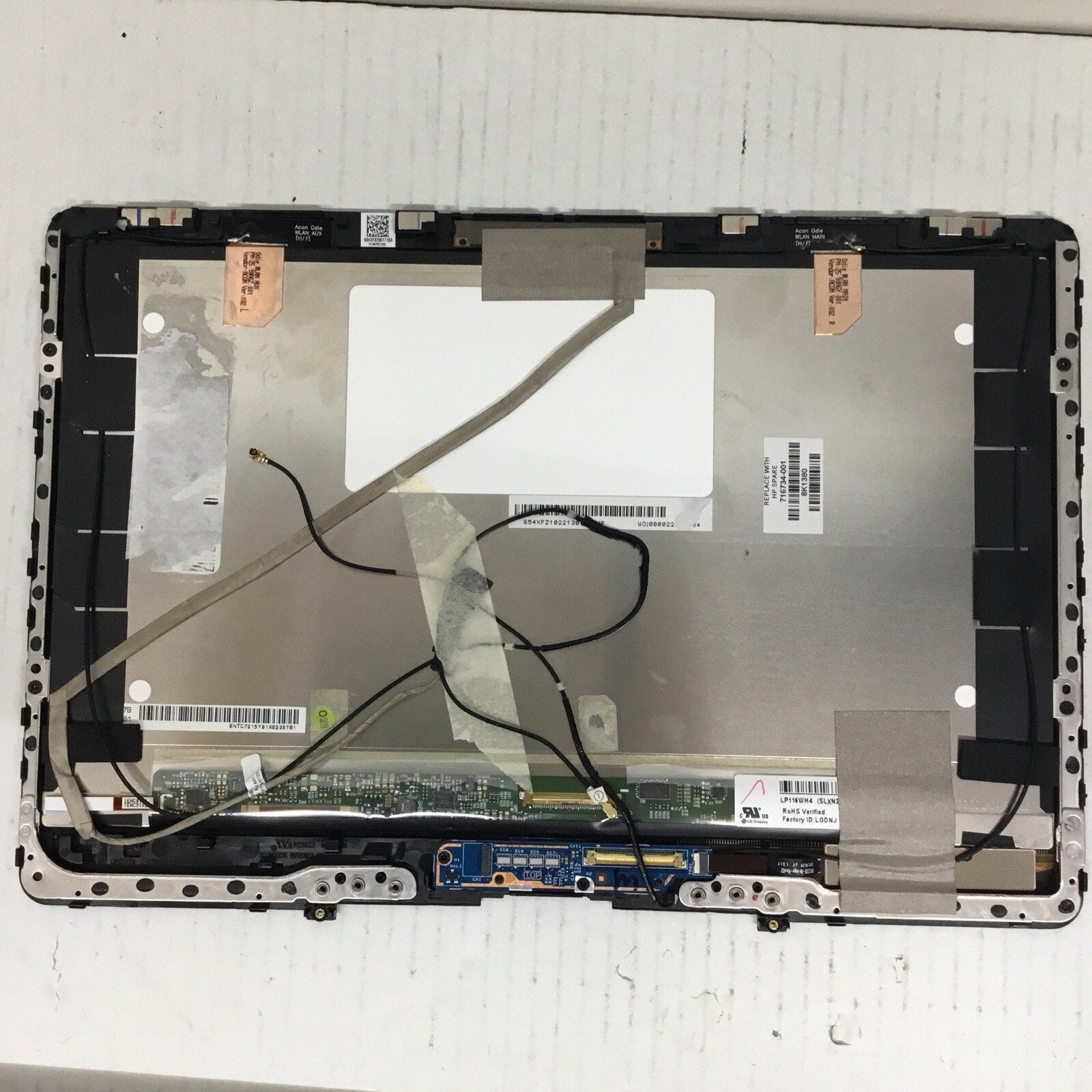 HP Elitebook Revolve 810 G3 11.5" Touch Screen LCD & Front Bezel No Back Case