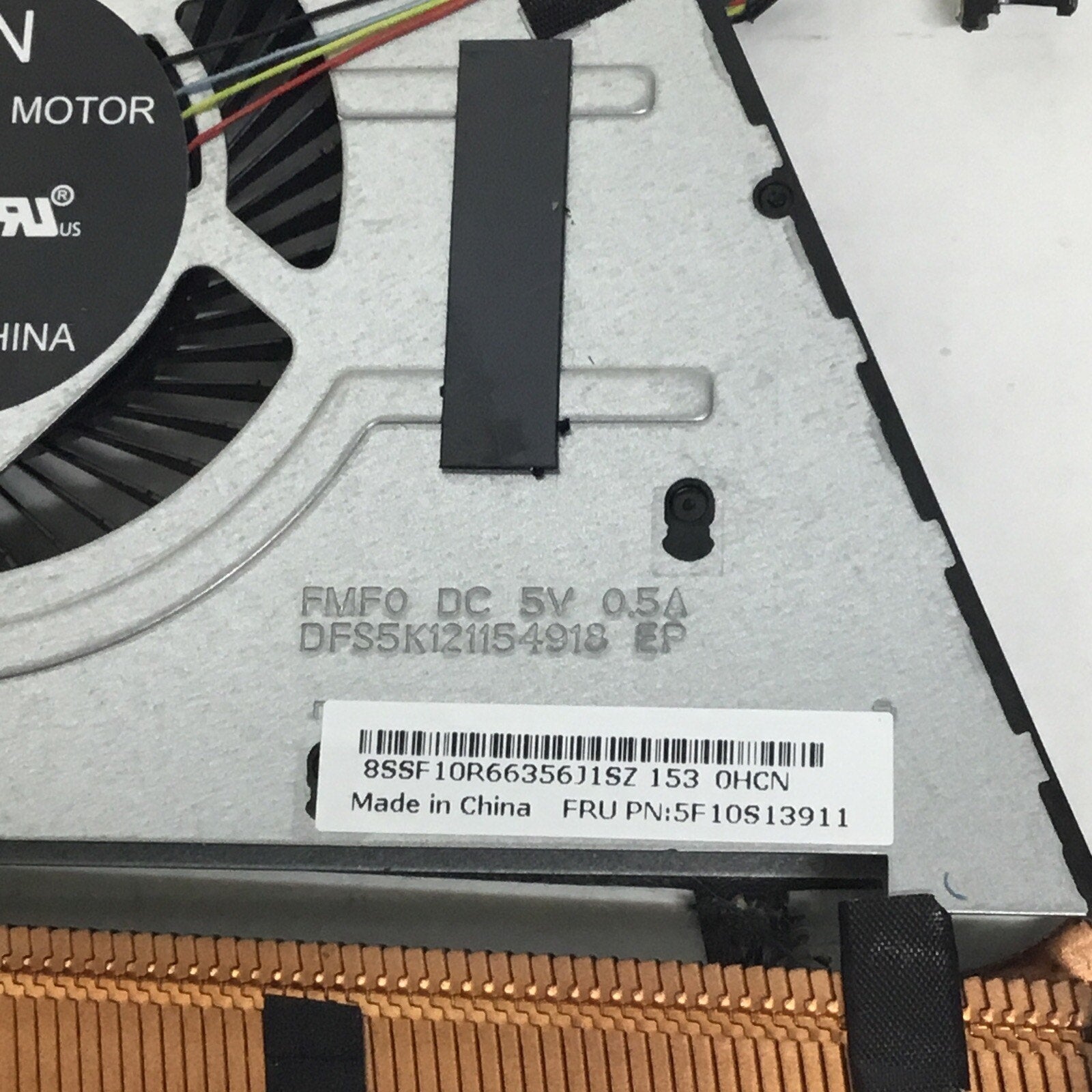 LENOVO FLEX 5 15ITL05 Cooling Fan w/ Heatsink 5H40S20233 5F10S13911