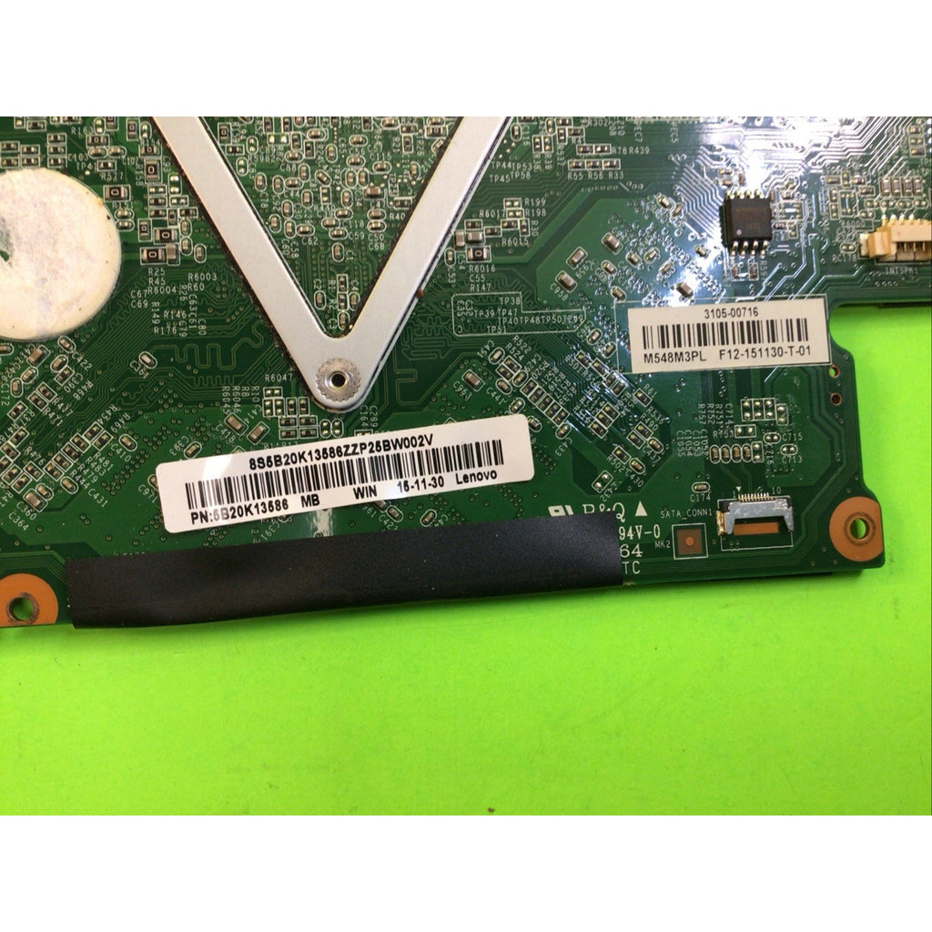 Lenovo FLEX 3-1130 Intel Celeron N3050 Motherboard 1.6Ghz 4Gb 5B20K13586