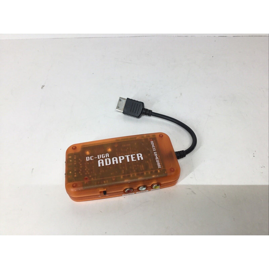 Madness Gameware Sega Dreamcast DC-VGA Adapter VGA-Out S-Video RCA