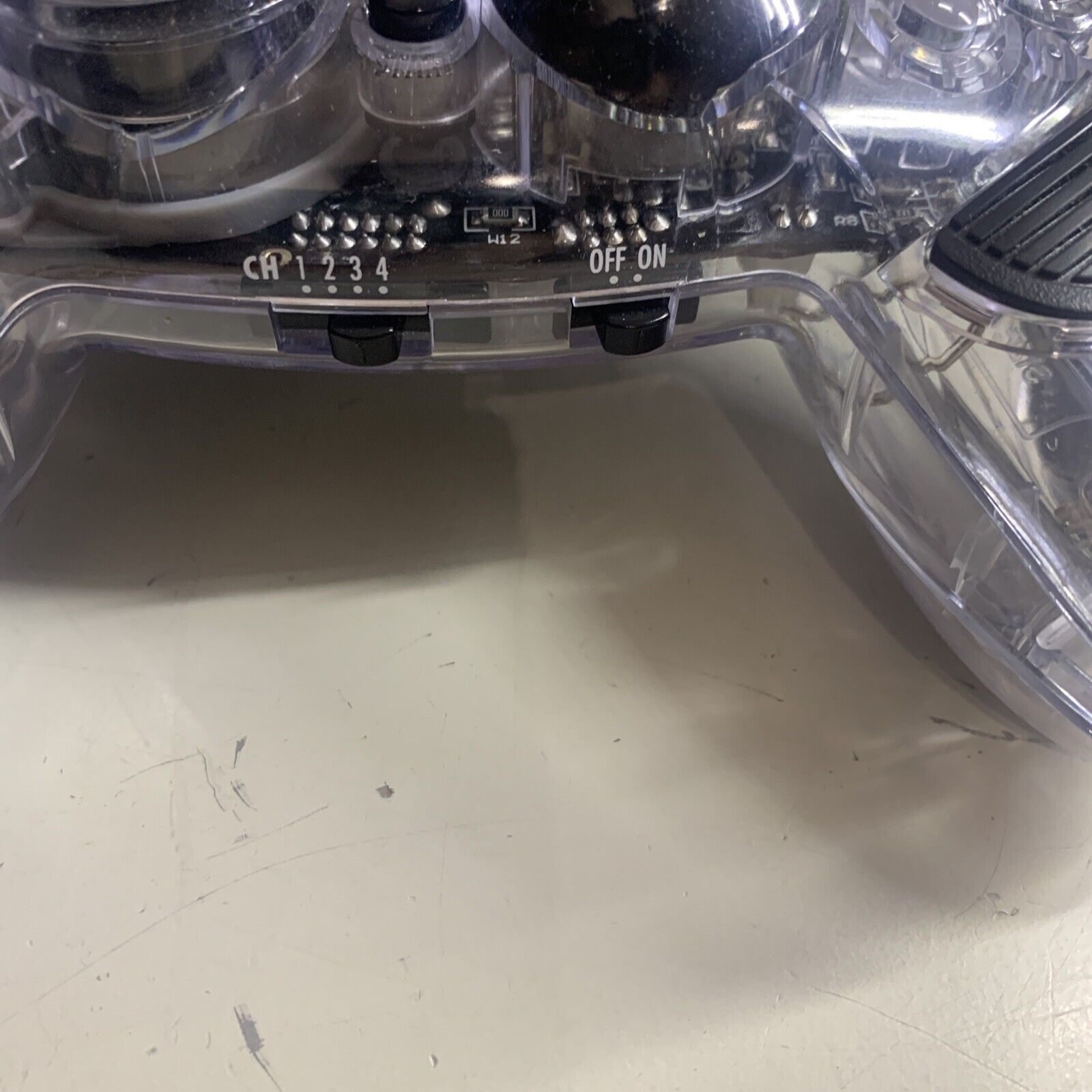 GameStop Spirit Xbox Wireless Transparent Controller MISSING DONGLE