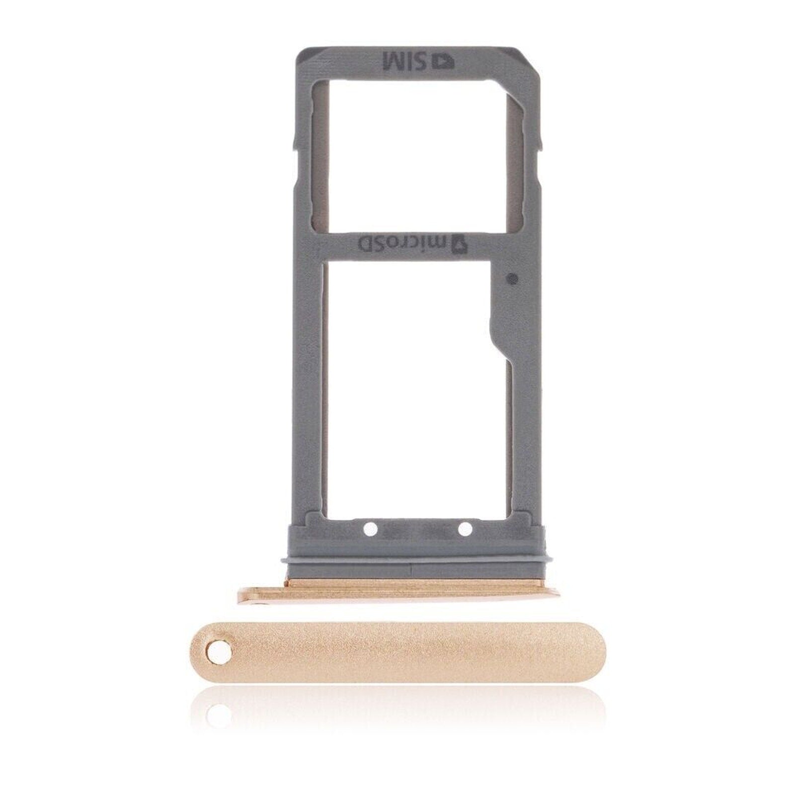 5X Replacement Single Sim Card Tray Compatible For Samsung Galaxy S7 Edge Gold