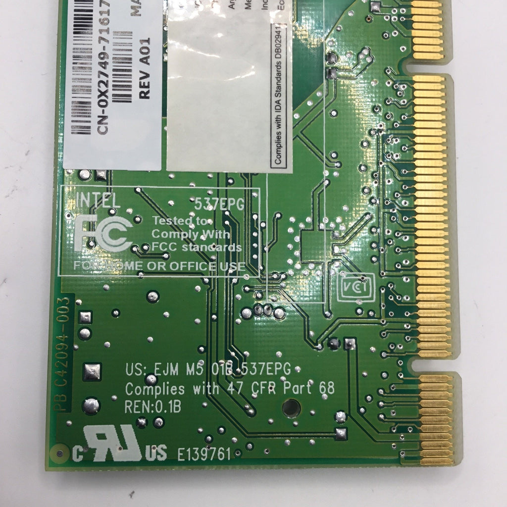 Dell Intel 537EPG 56K PCI Fax Modem Card AZ160995