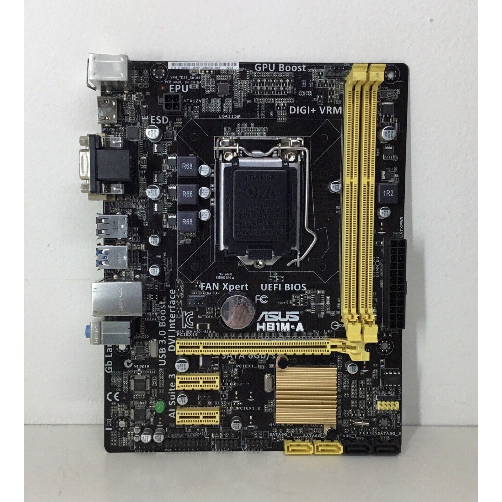 ASUS HB1M-A Motherboard LGA115X SATA 6Gb/s