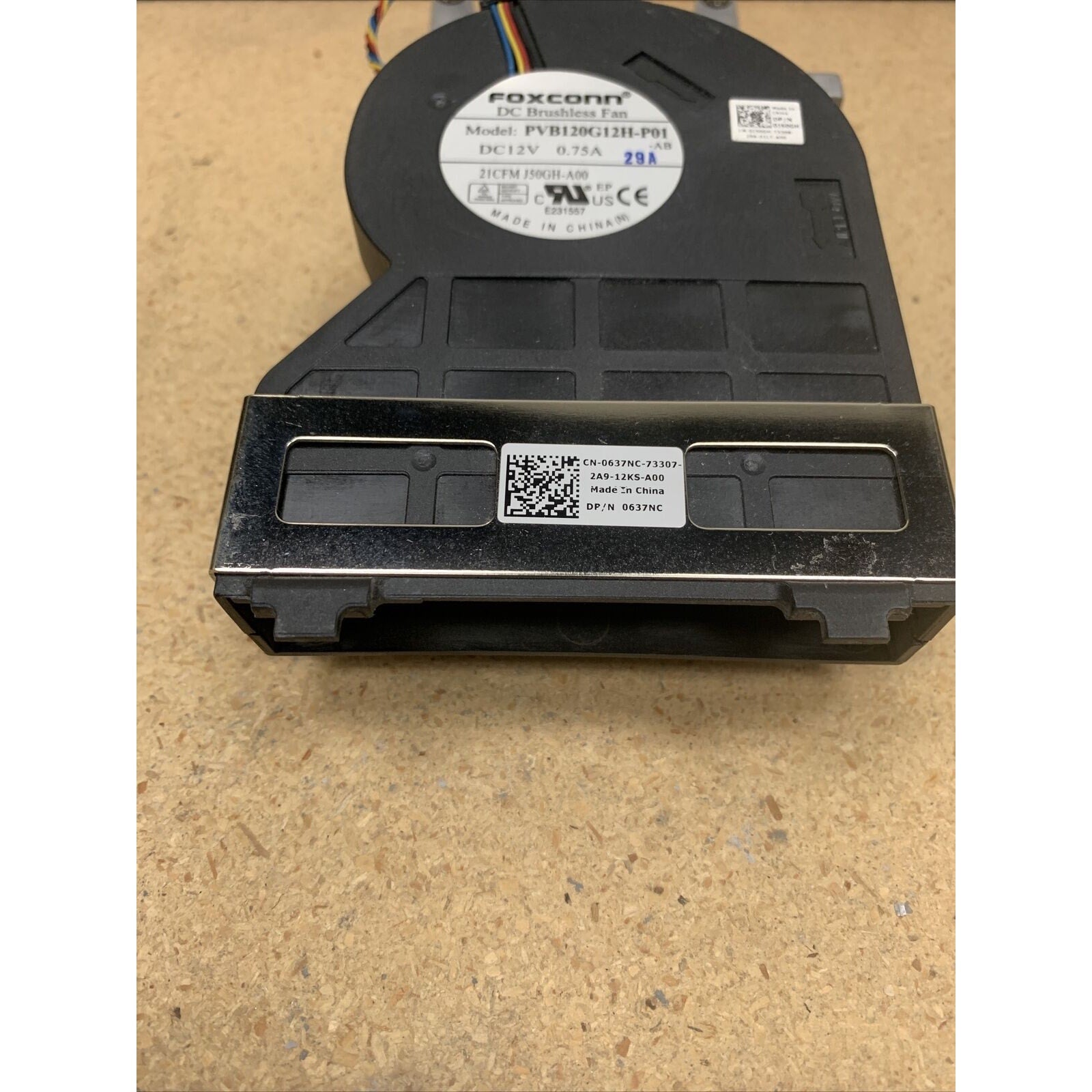 DELL OPTIPLEX 390 790 990 3010 7010 SFF FAN PVB120G12H-P01 FVMX3 637NC J50GH