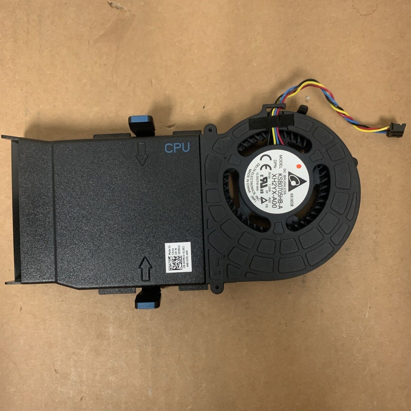 CPU Cooling Fan for Dell Alienware Alpha R2 P/N:0XH2YX DP81V XH2YX KSB0705HB-A
