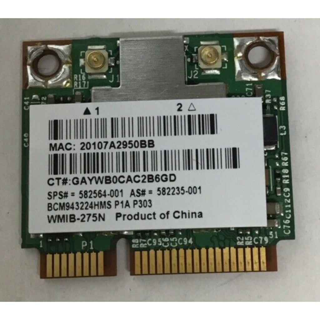 582564-001 802.11a/b/g/n Half PCIE BCM943224HMS WMIB-275N HK1220