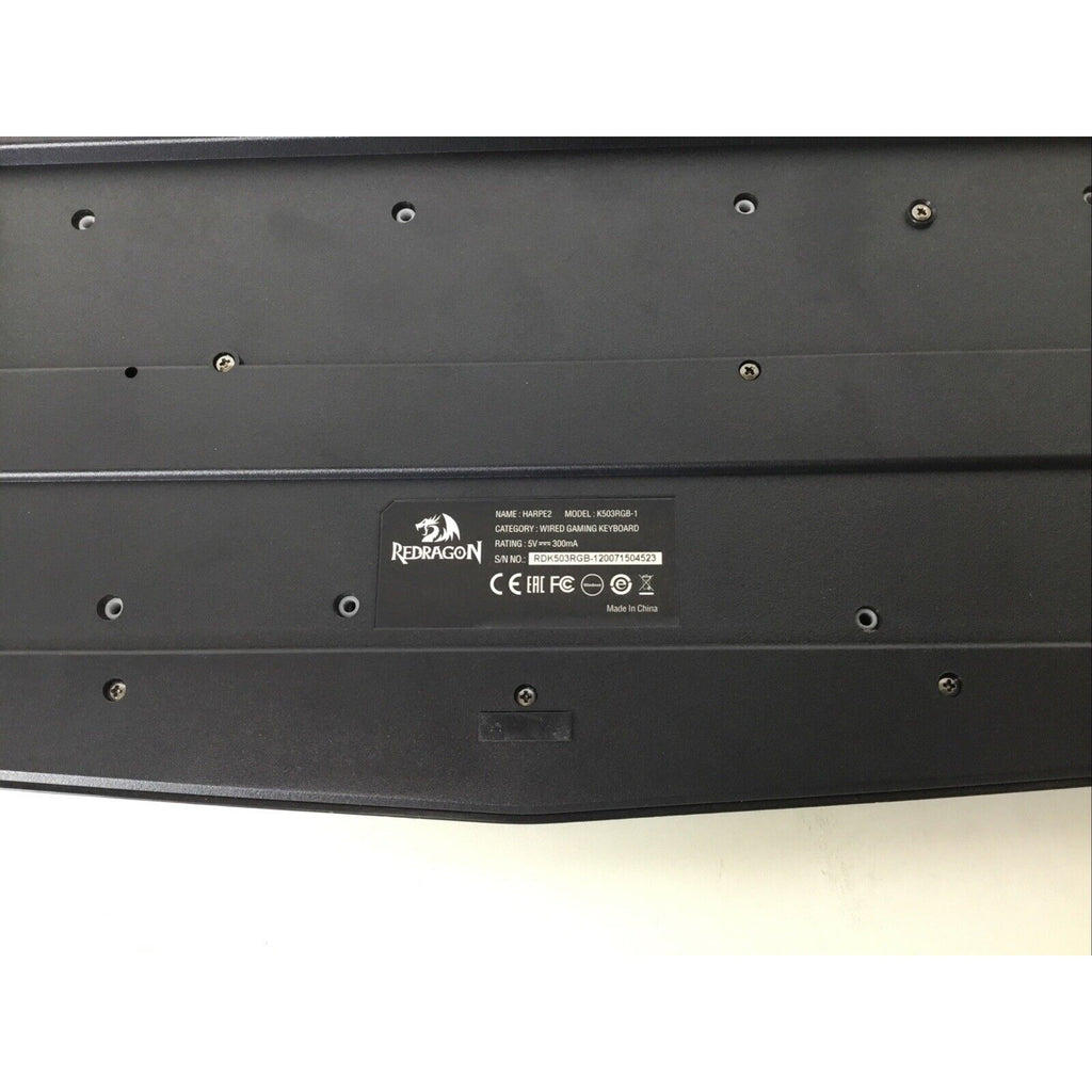 Redragon Harpe2 Back-lit USB Wired Gaming Keyboard K503RGB-1