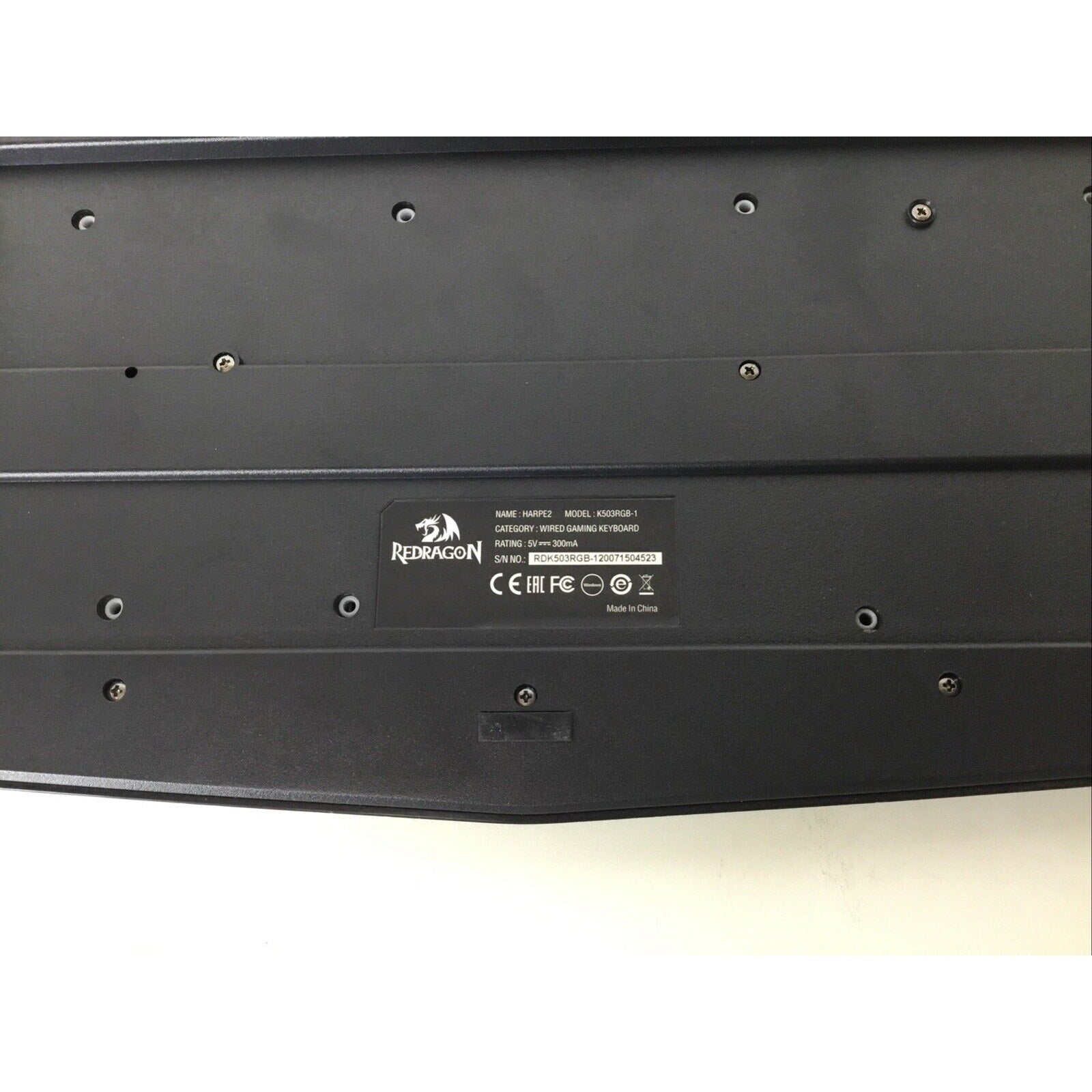 Redragon Harpe2 Back-lit USB Wired Gaming Keyboard K503RGB-1