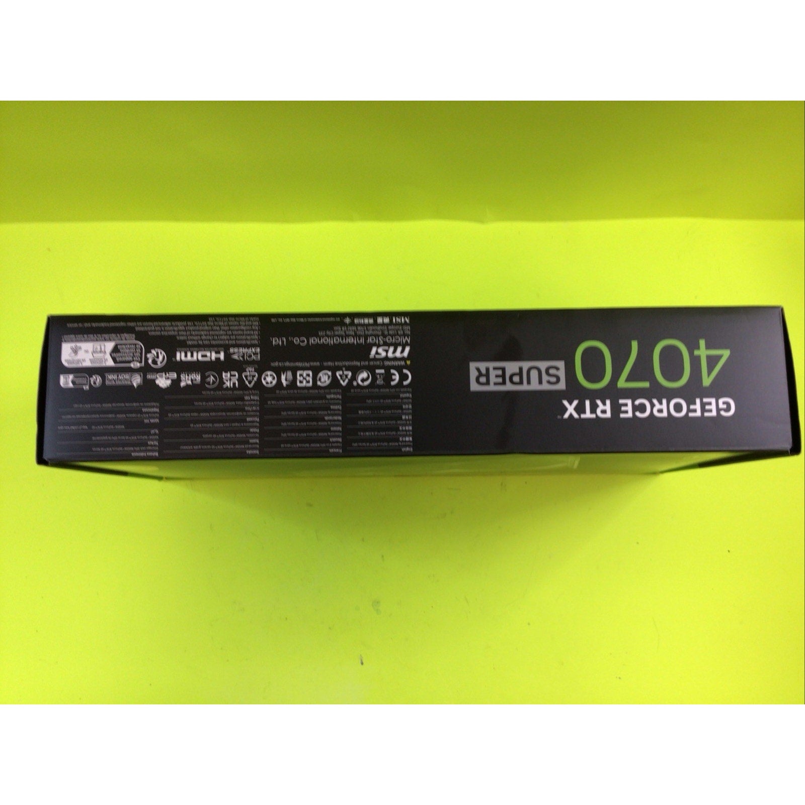 MSI Ventus 3x RTX 4070 Super BOX ONLY