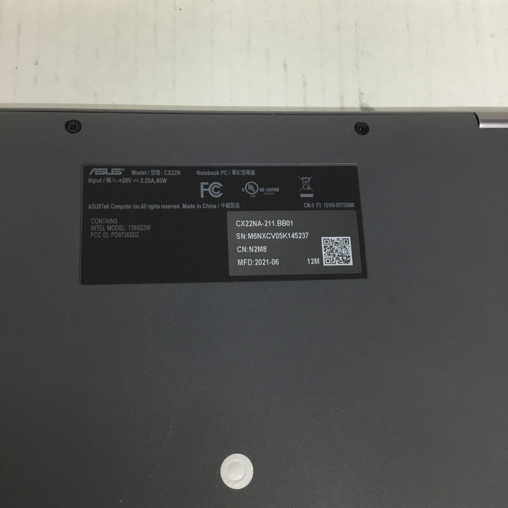 FOR PARTS ASUS Chromebook 11.6" *PLEASE READ* Intel Celeron