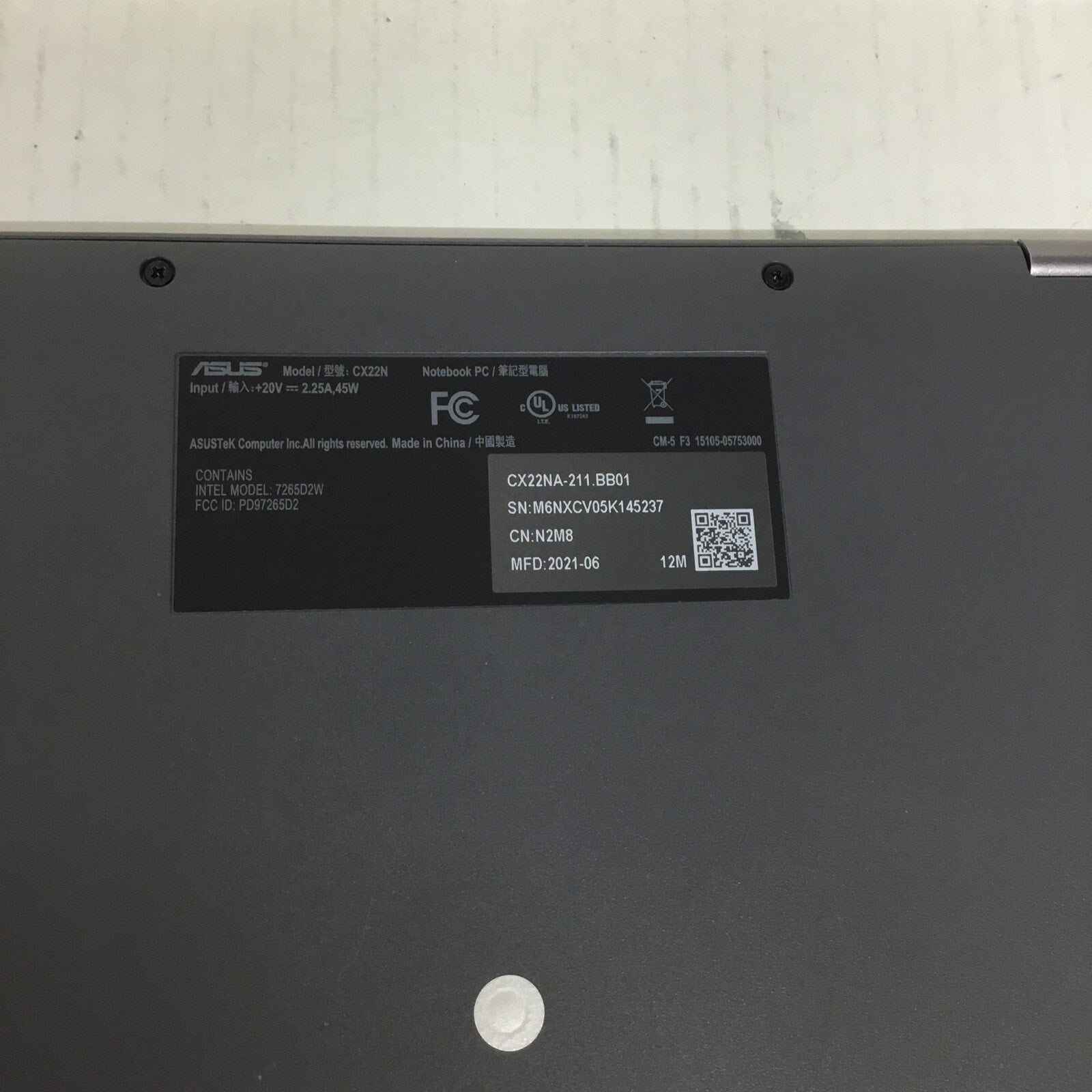 FOR PARTS ASUS Chromebook 11.6" *PLEASE READ* Intel Celeron