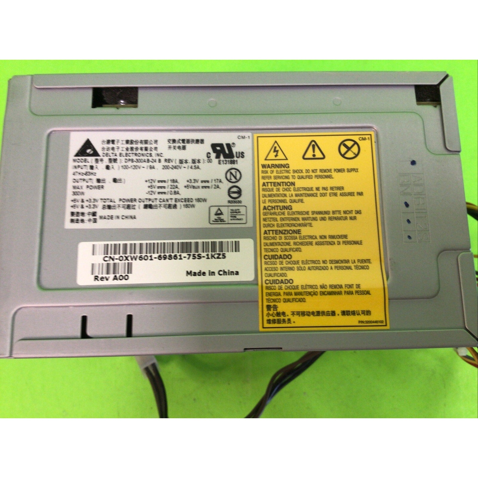 Dell 0XW601 300-Watts Power Supply 24/4 PIN ATX SATA DELTA DPS-300AB-24