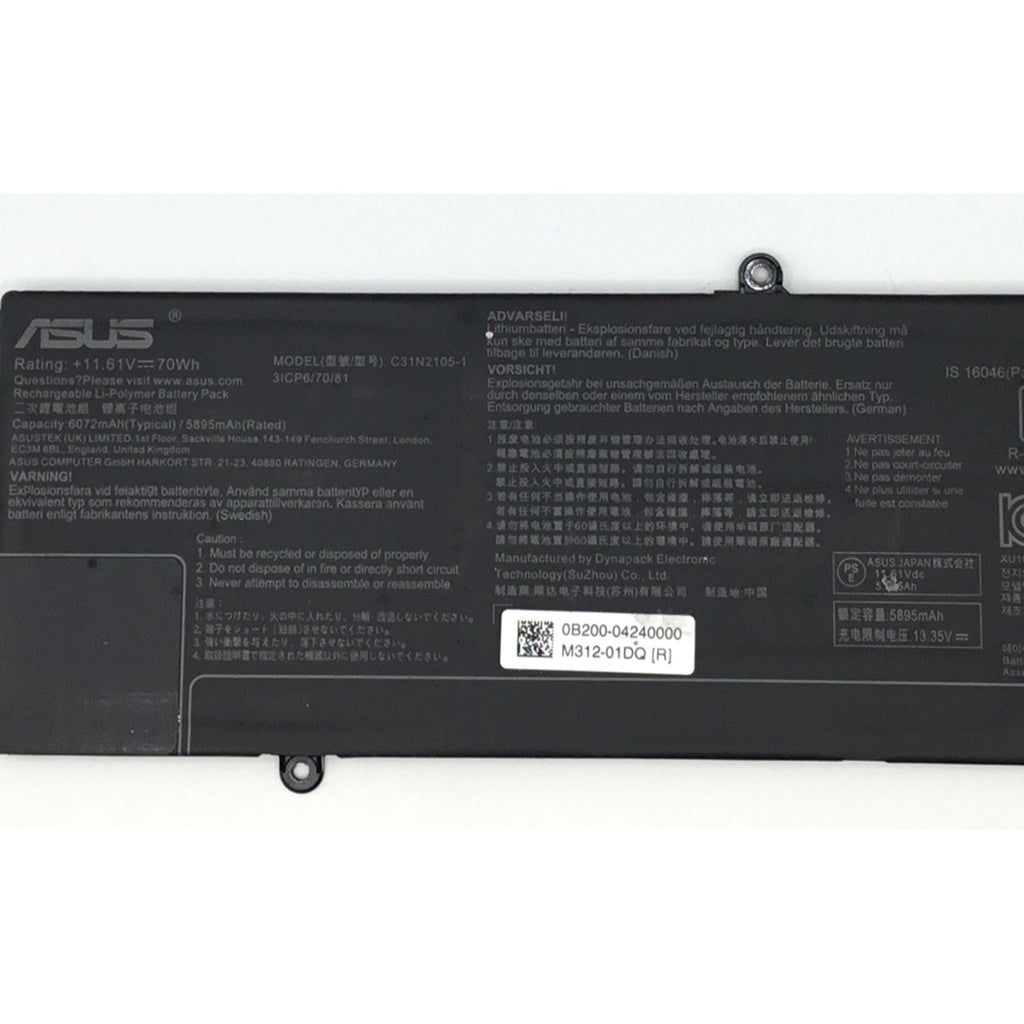 ASUS Creator Q530V OEM Laptop Battery Tested Working