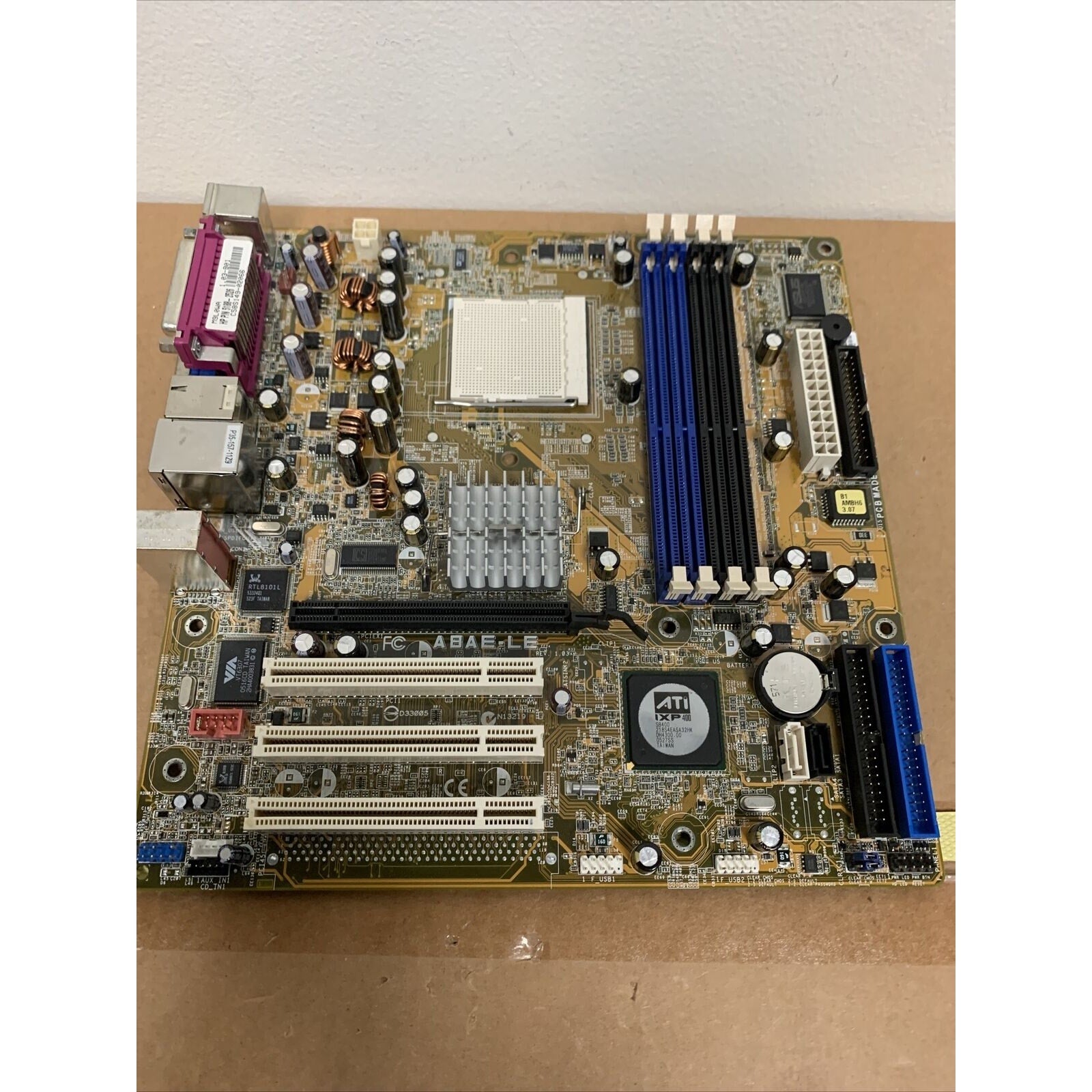 HP Motherboard ASUS A8AE-LE 5188-2526 AMD Athlon 64 - Damaged In Shipping - READ