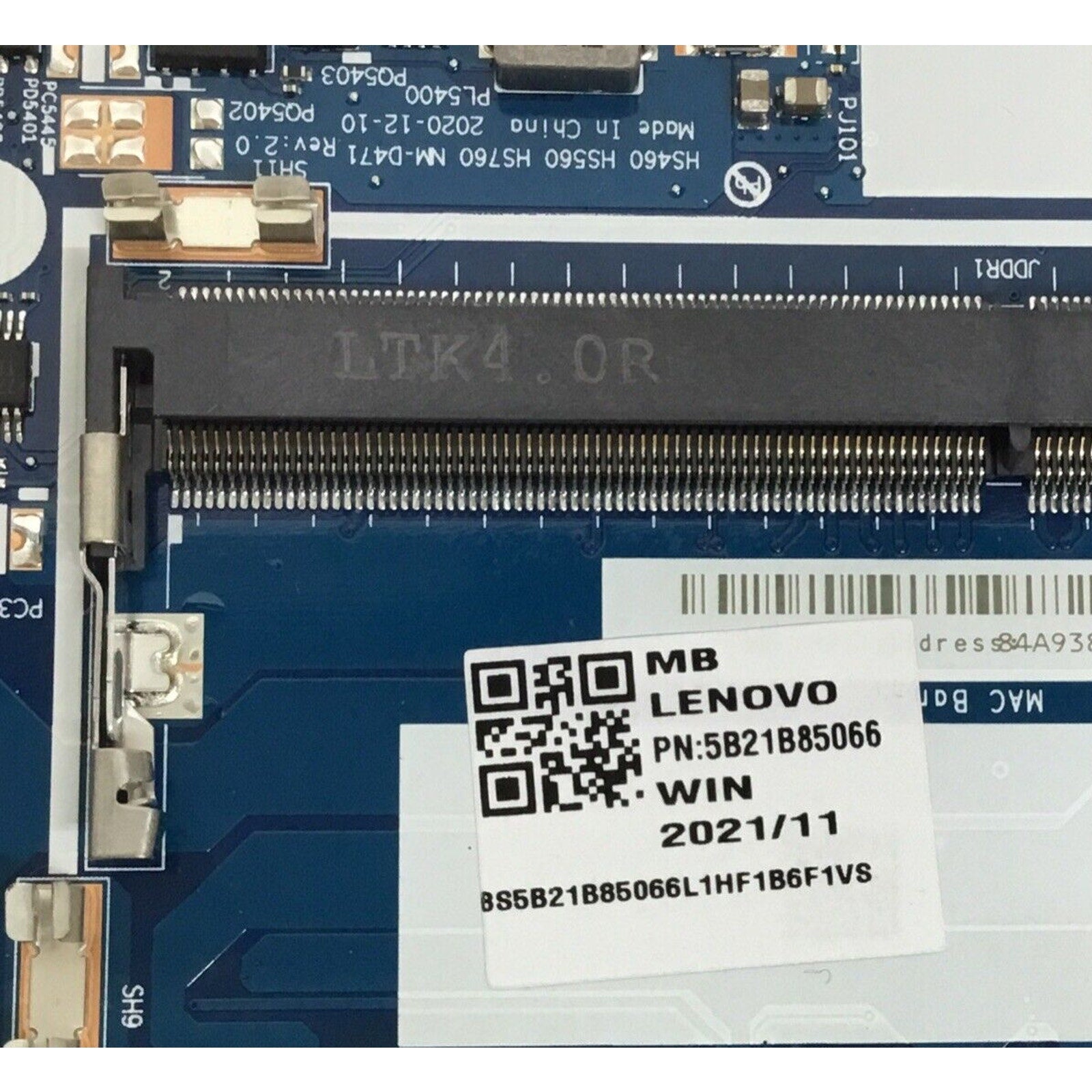 Parts Only Lenovo IdeaPad 3 17ITL6 Intel i3-1115G4 Motherboard 5B21B85066