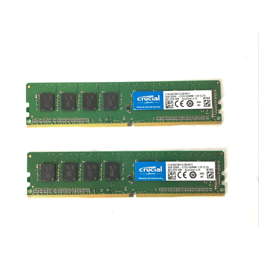 Crucial 8GB DDR4-2133 CT4G4DFS8213.C8FAR11 1.2V CL15 (2x4GB)