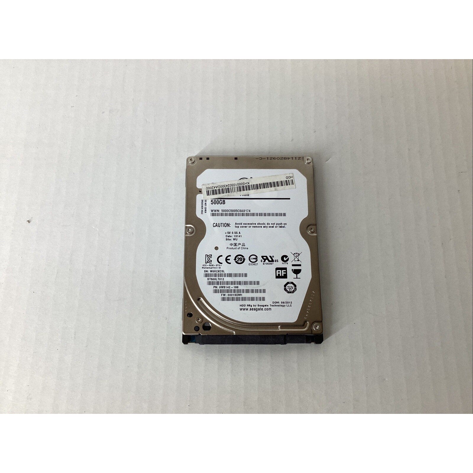 ST500LT012 Seagate Momentus Thin 500GB 2.5" SATA 3GB/s Hard Drive
