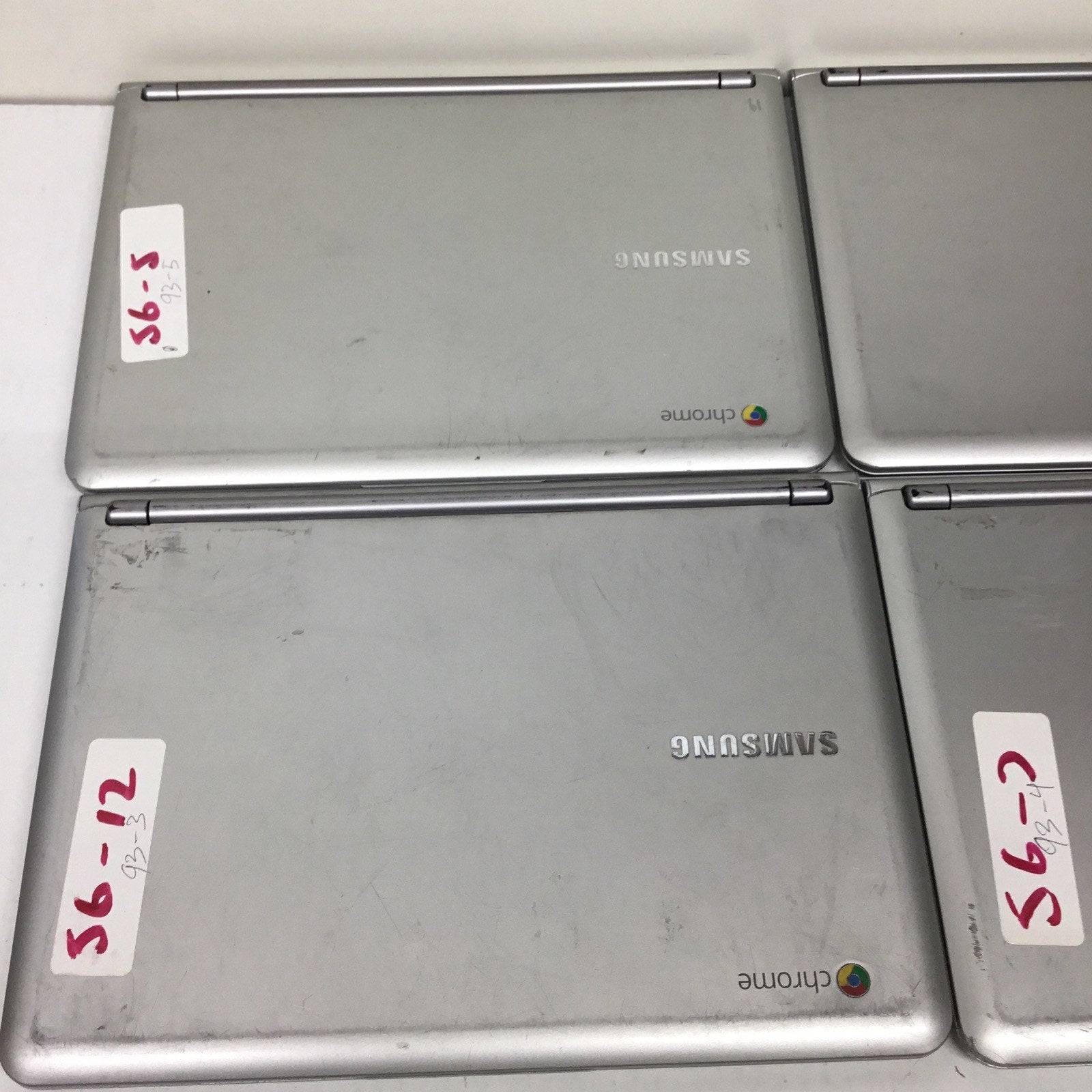 LOT OF 4 Samsung Chromebook (XE303C12-A01US) 11.6" For Parts