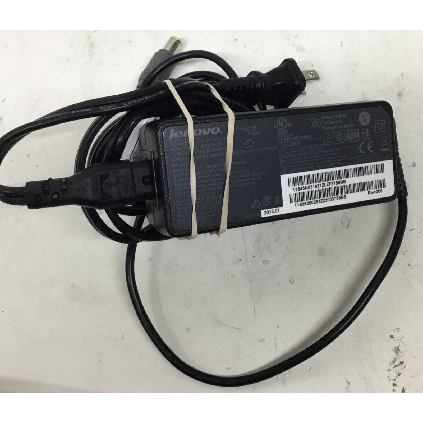 Lenovo ADLX65NLT2A AC Adapter 20V-3.25A 45N0320 45N0319 PA-1650-71 36200291