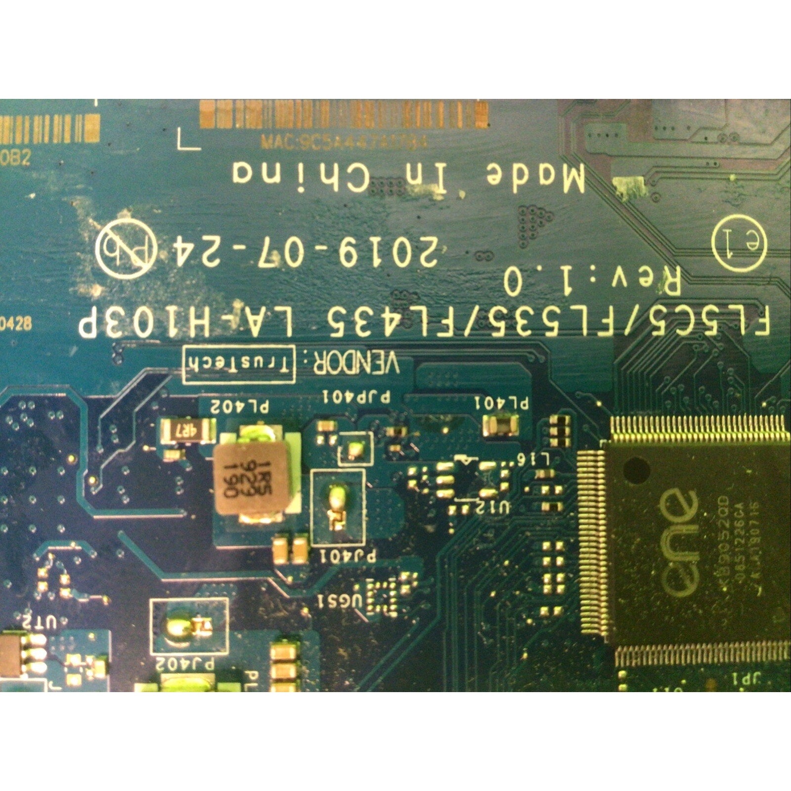 For Lenovo ideapad S340-15IIL Motherboard I3 LA-H103P