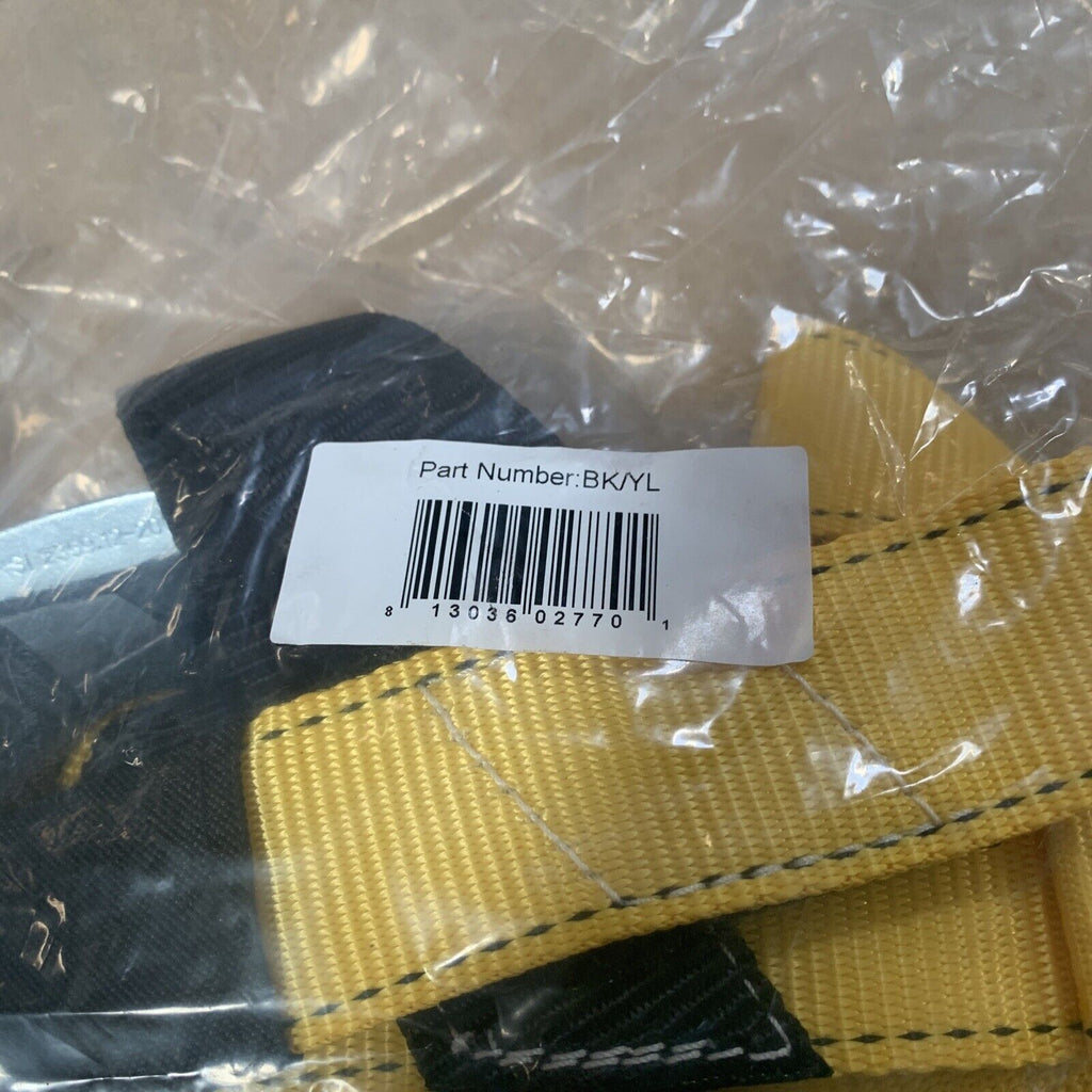 5-Point Fall Protection Warehouse/Roofers/Construction Safety Harness - Yellow