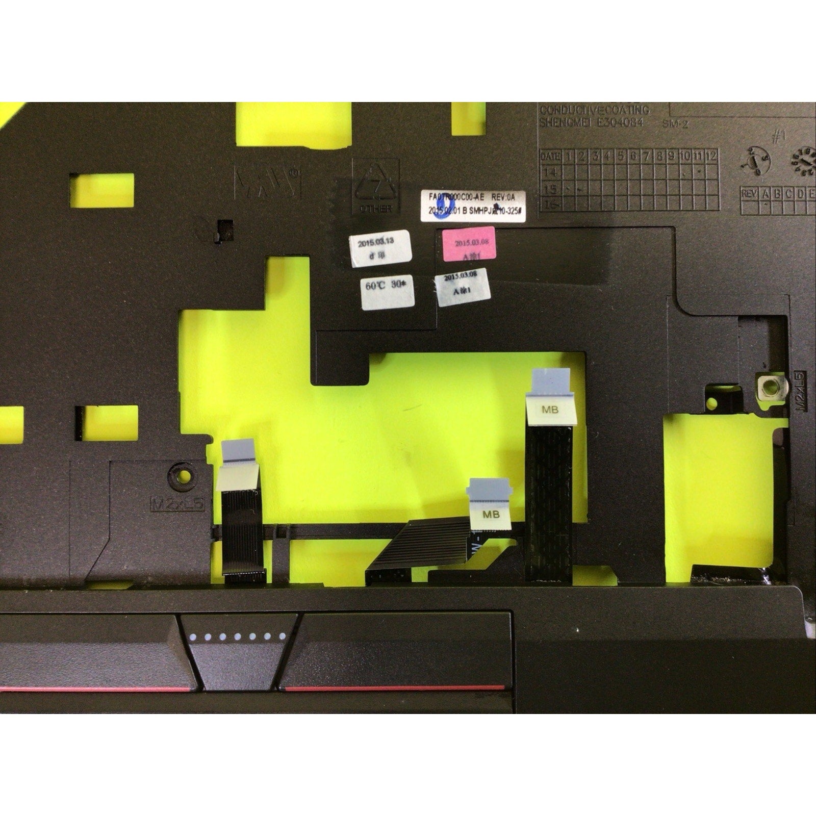 Lenovo ThinkPad E450 Palmrest Touch Pad Assembly